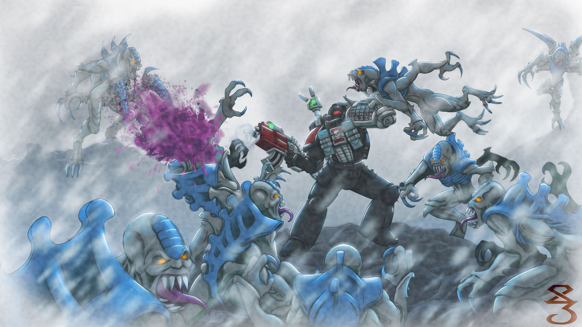 1920x1080 Severos Of The Deathwatch By Z Scribe