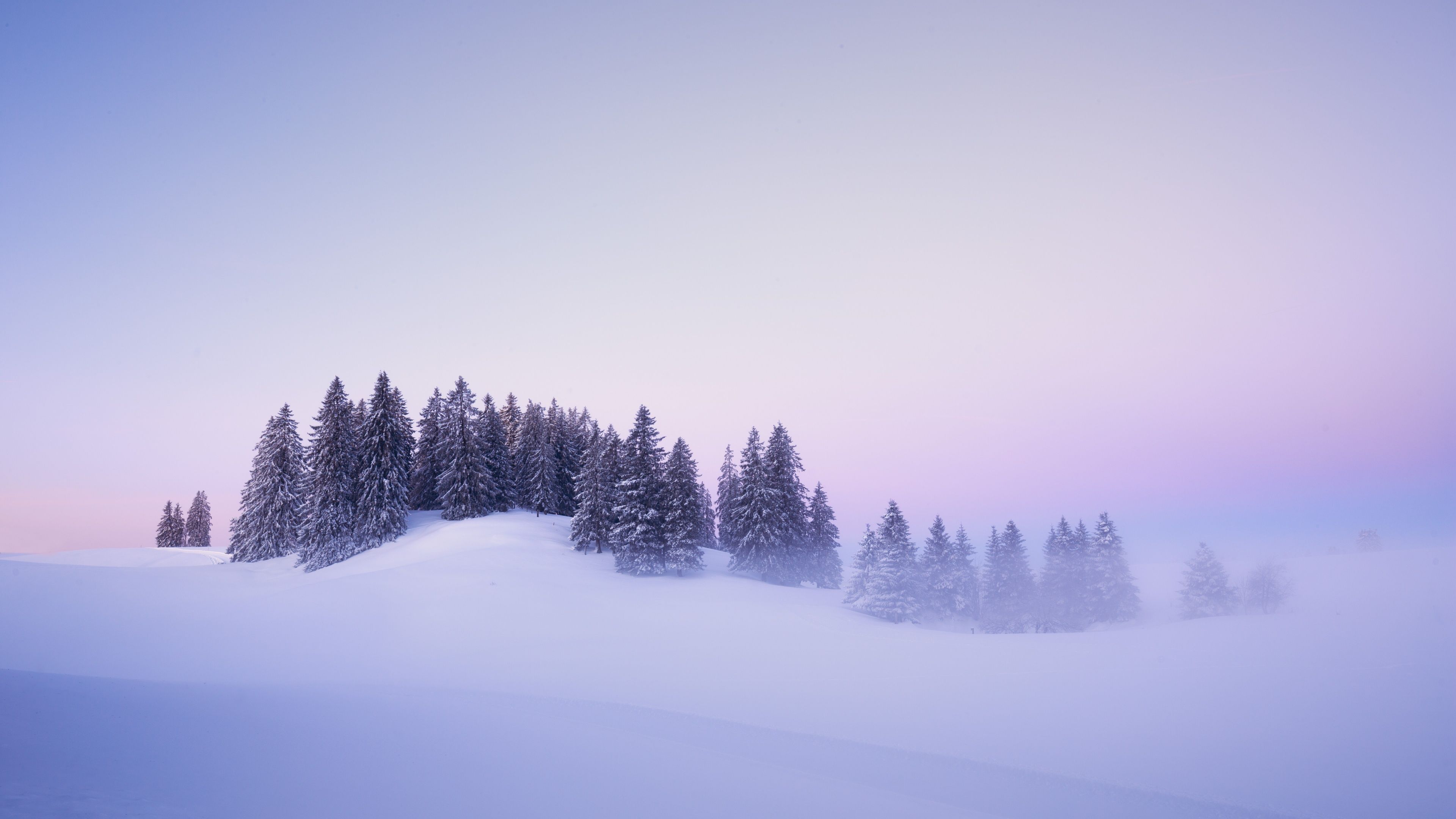 3840x2160 Winter Wallpaper 4K, Snow covered
