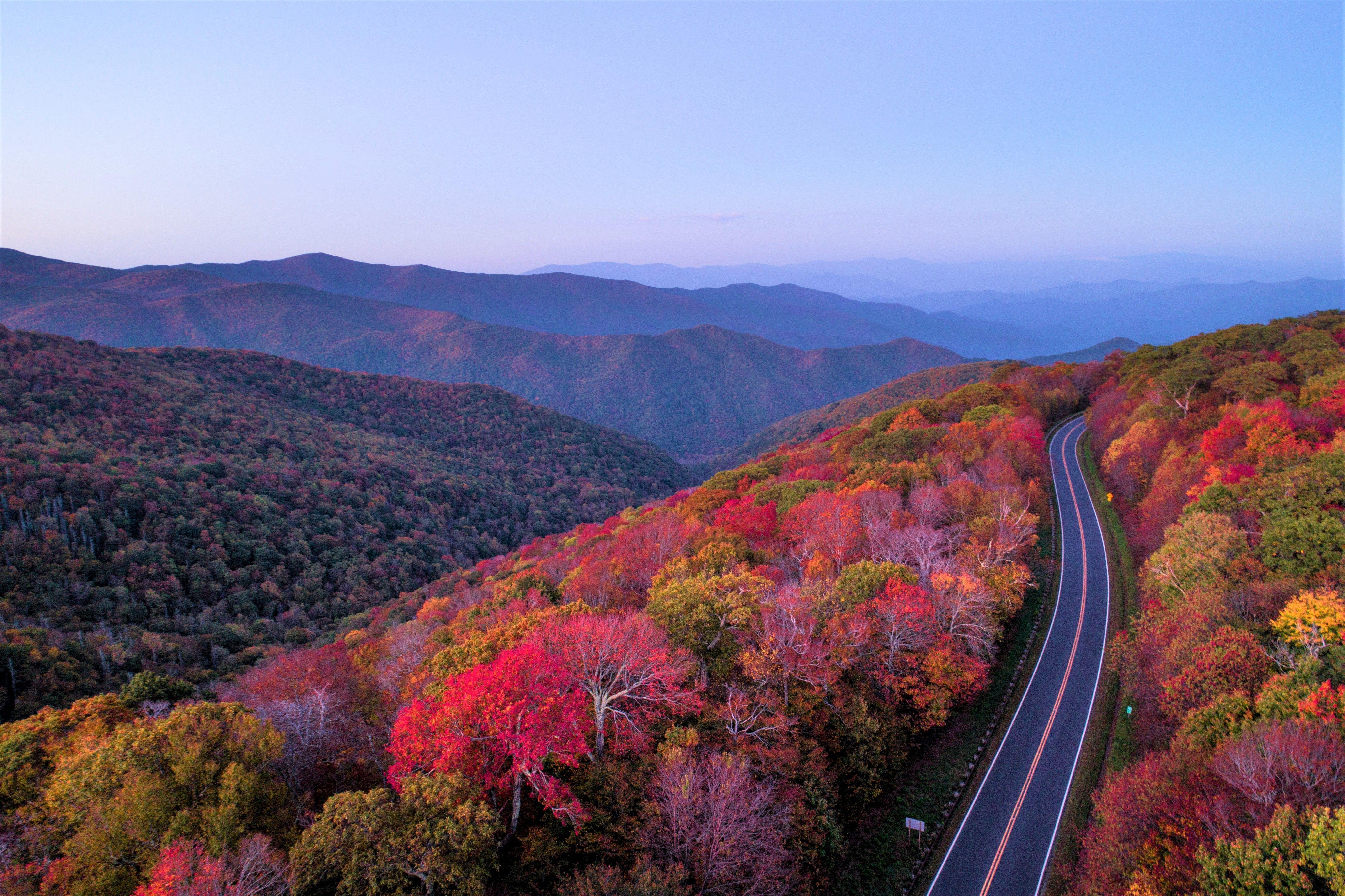 Fall Mountain Road Wallpapers - Top Free Fall Mountain Road Backgrounds ...