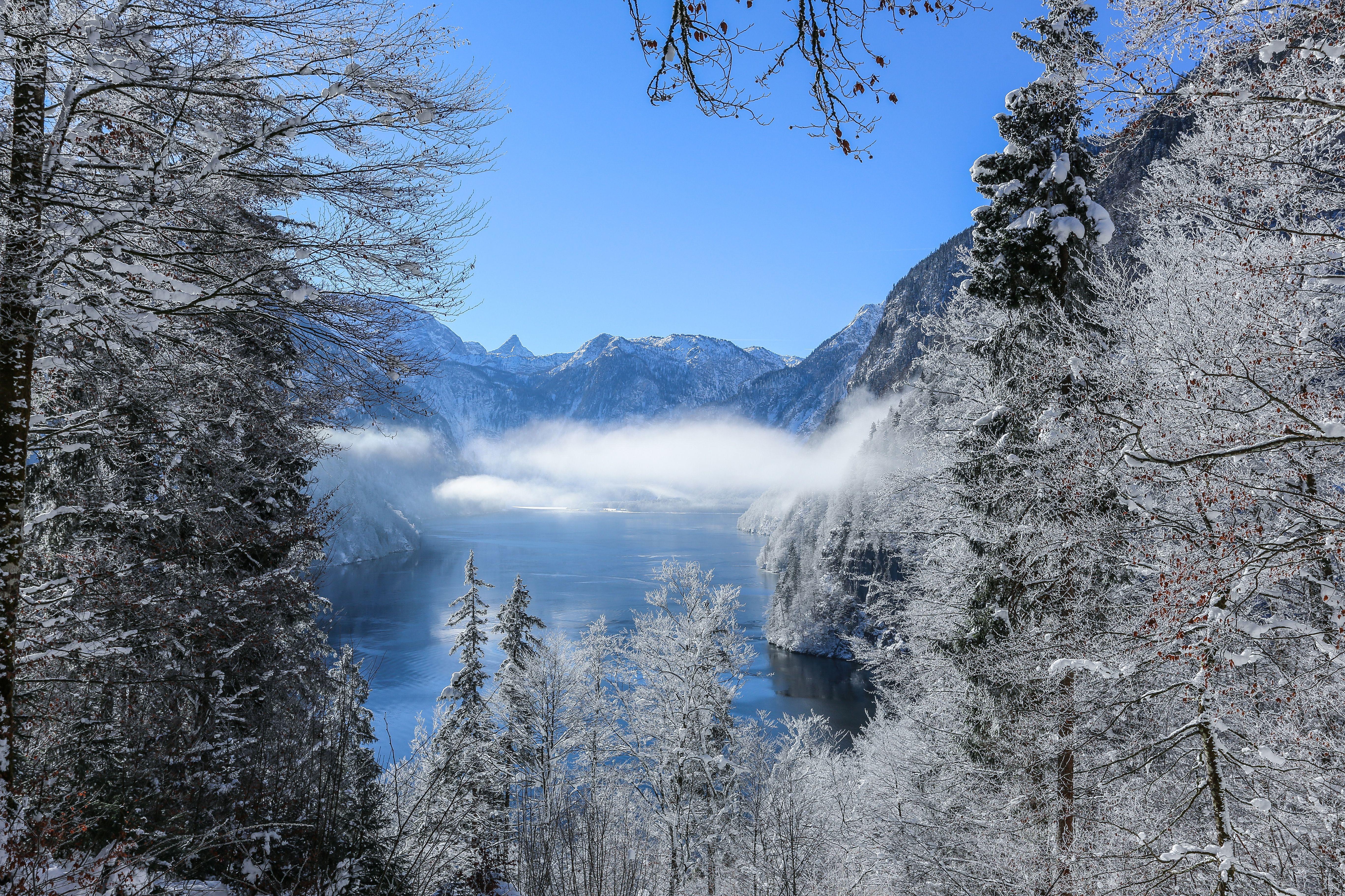 5472x3648 Cold Mountains Range During Winter, HD Nature, 4k Wallpaper