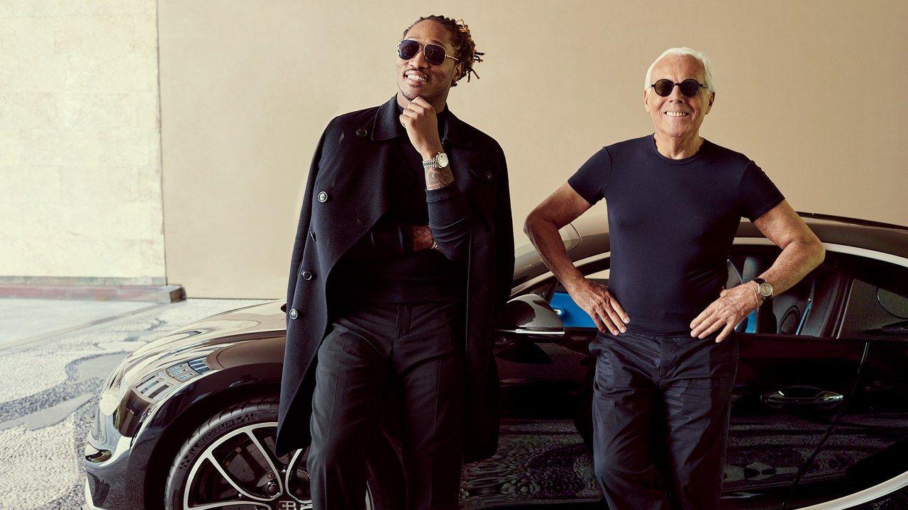 1280x720 That Time Future Met Armani In a Bugatti