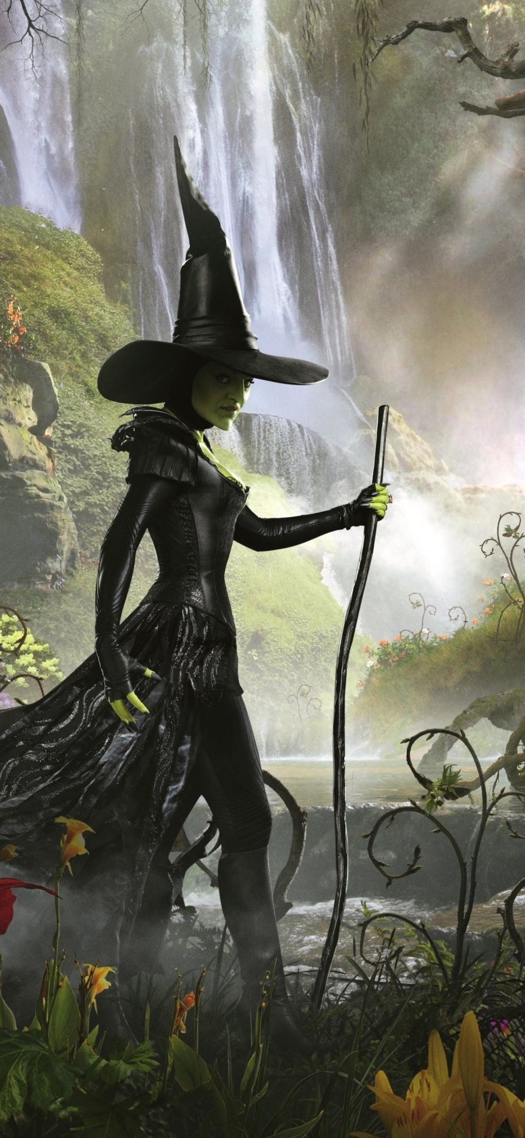 1080x2340 Fantasy, Dark, Forest, Witch, Movie, Oz