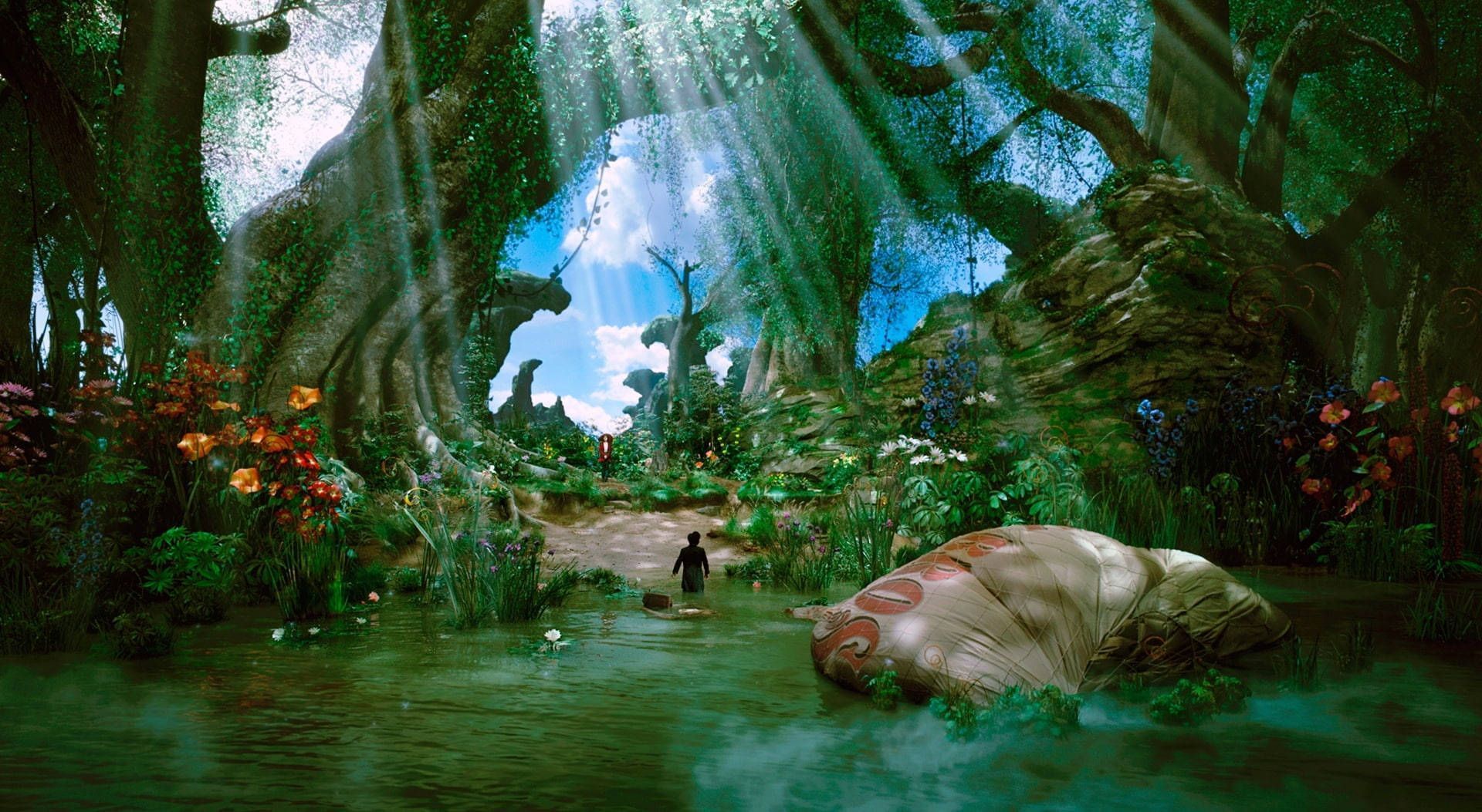 1920x1053 Hidden Lake Wallpaper