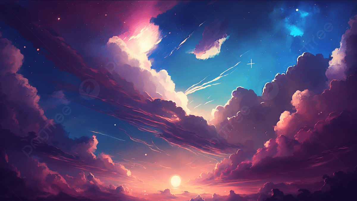 1200x675 Dreamy And Colorful Sky Background