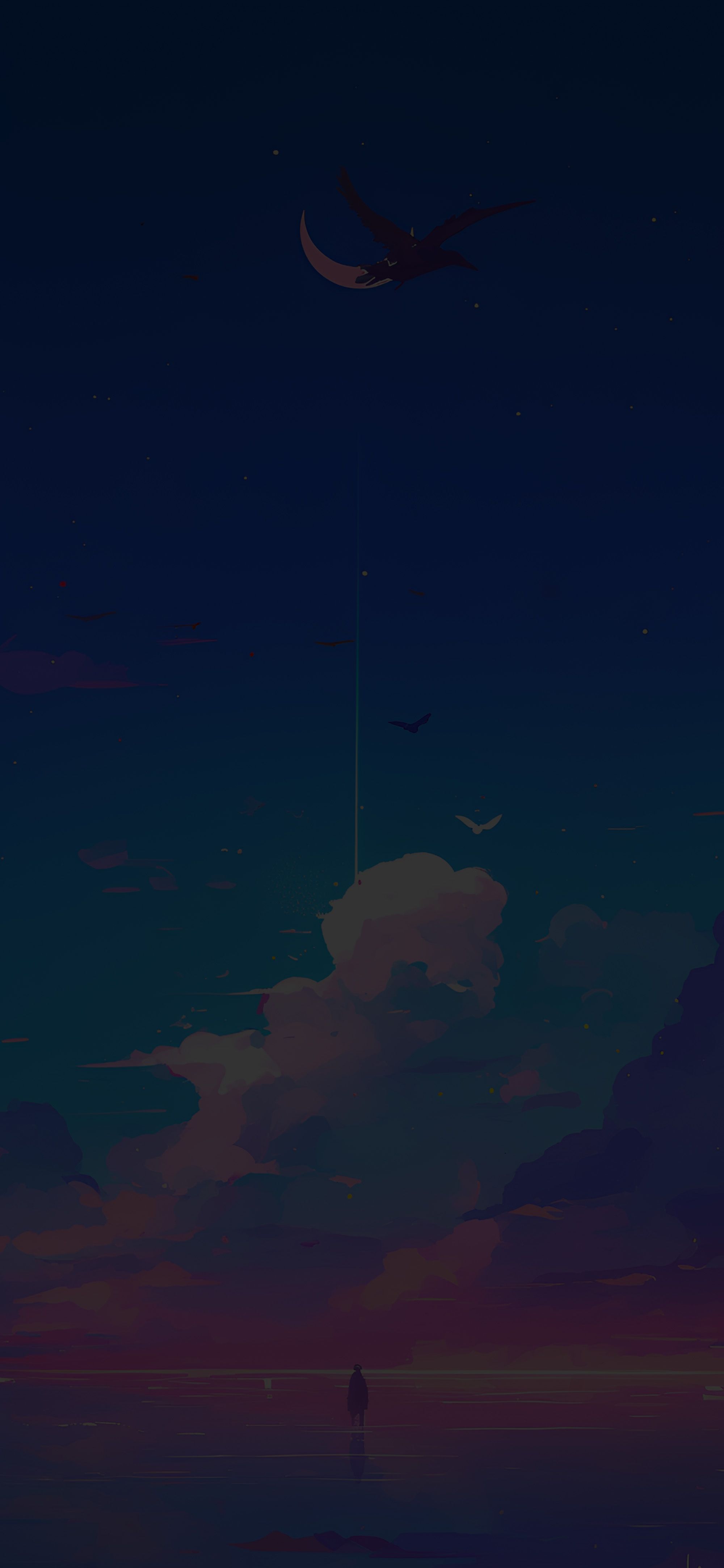 2000x4329 Dreamy Sky Gradient Background