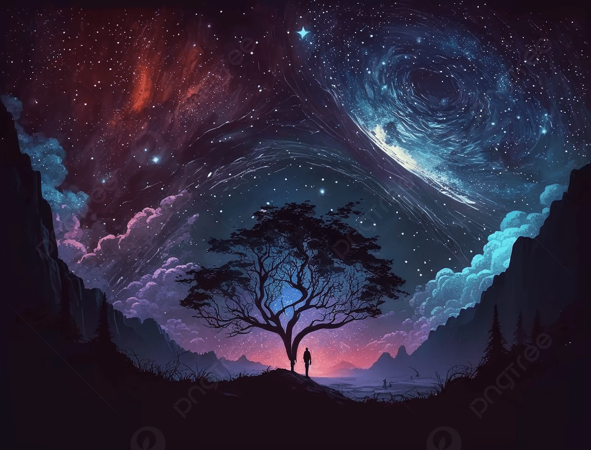 1200x914 Starry Sky Dreamy Background, Dazzling