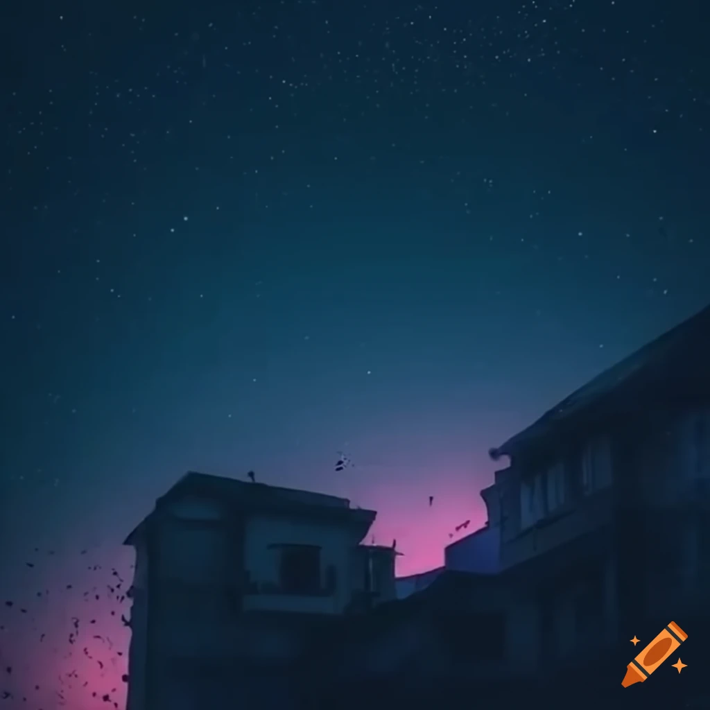 1024x1024 Dreamy sky with lofi mood on Craiyon