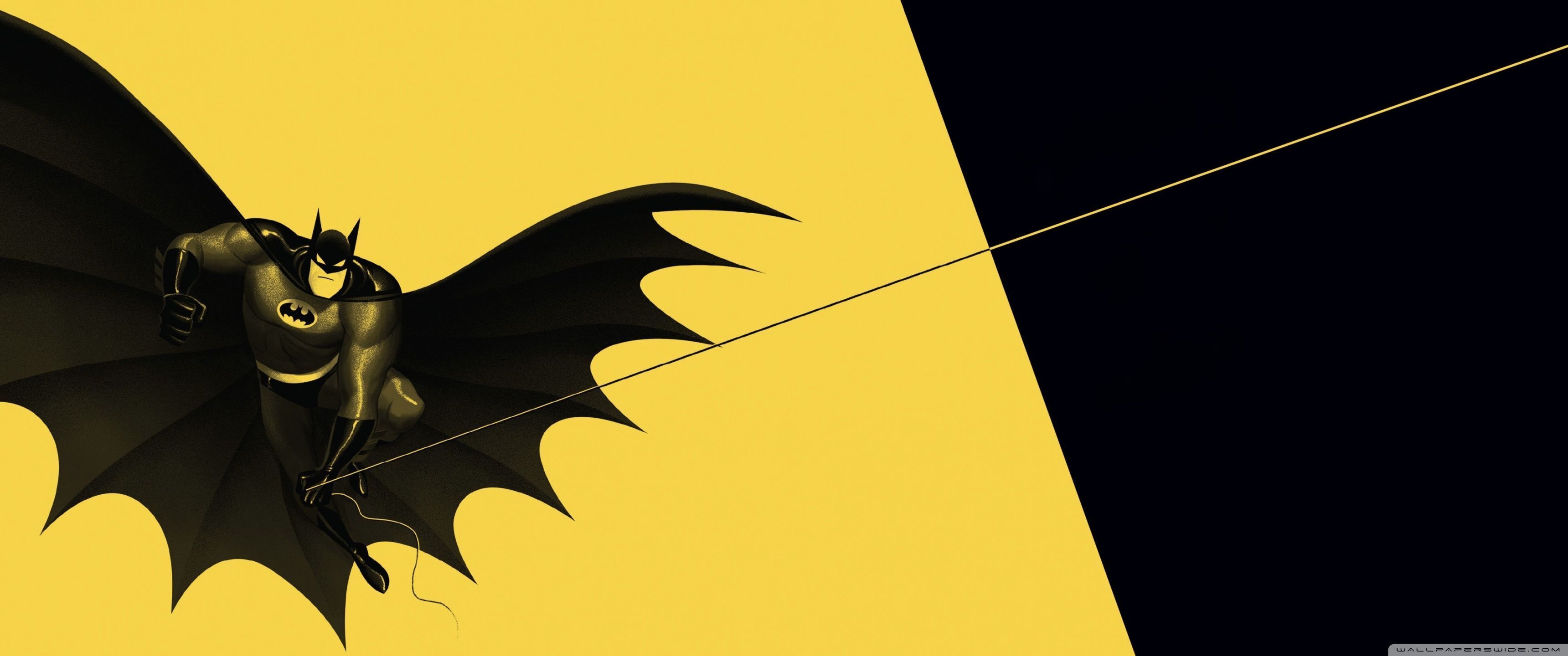 3440x1440 Batman Comic Art Ultra HD Wallpaper