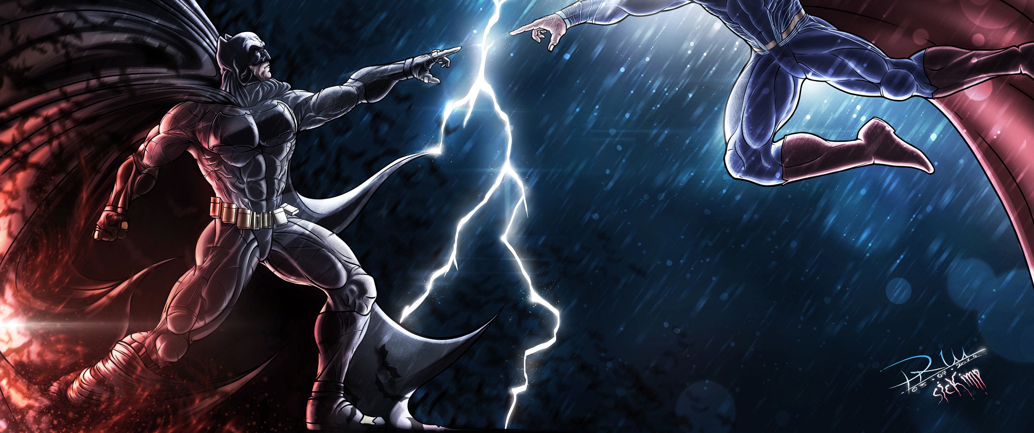 3440x1440 Resolution DC Batman vs