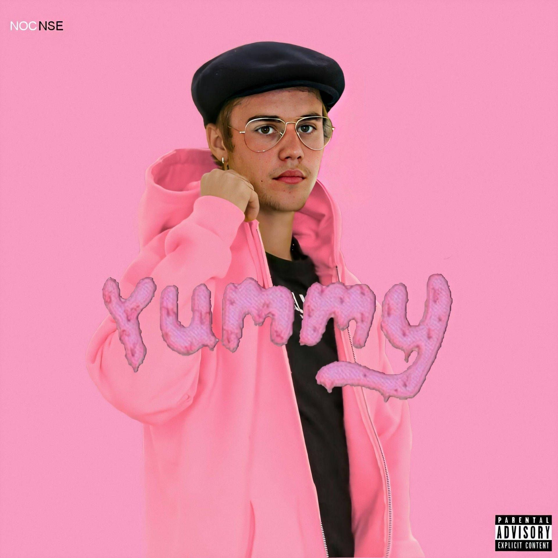 1920x1920 Yummy Justin Bieber In Pink Wallpaper