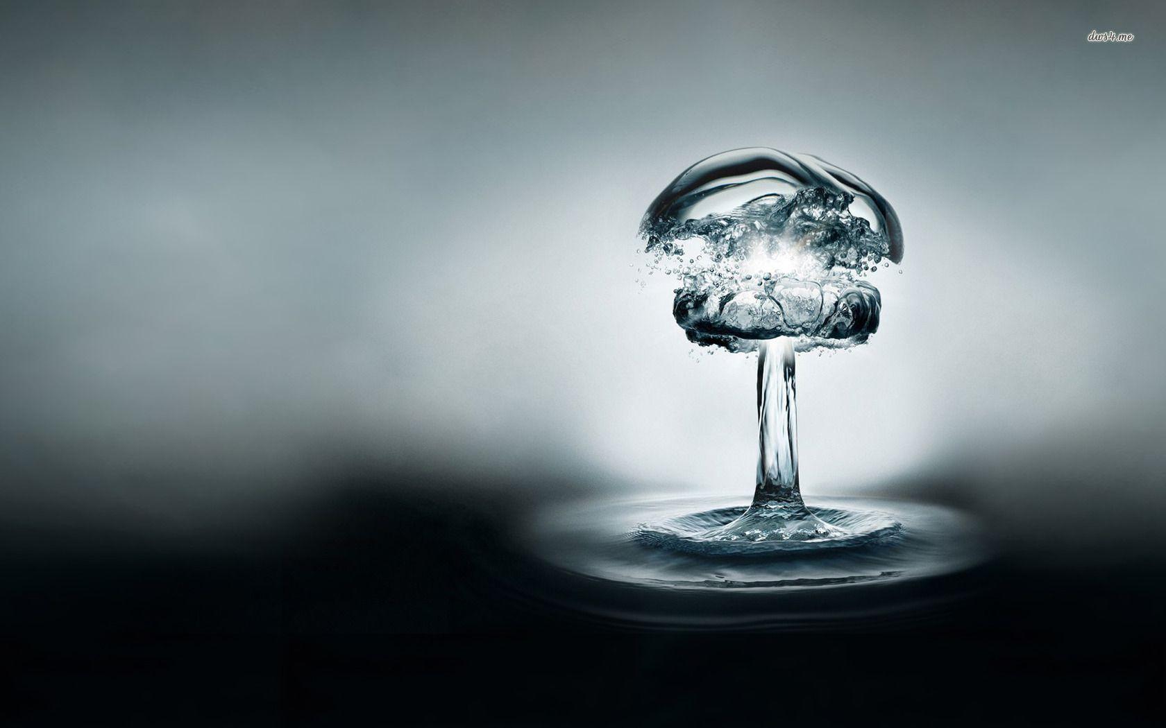 1680x1050 Raindrop Wallpaper