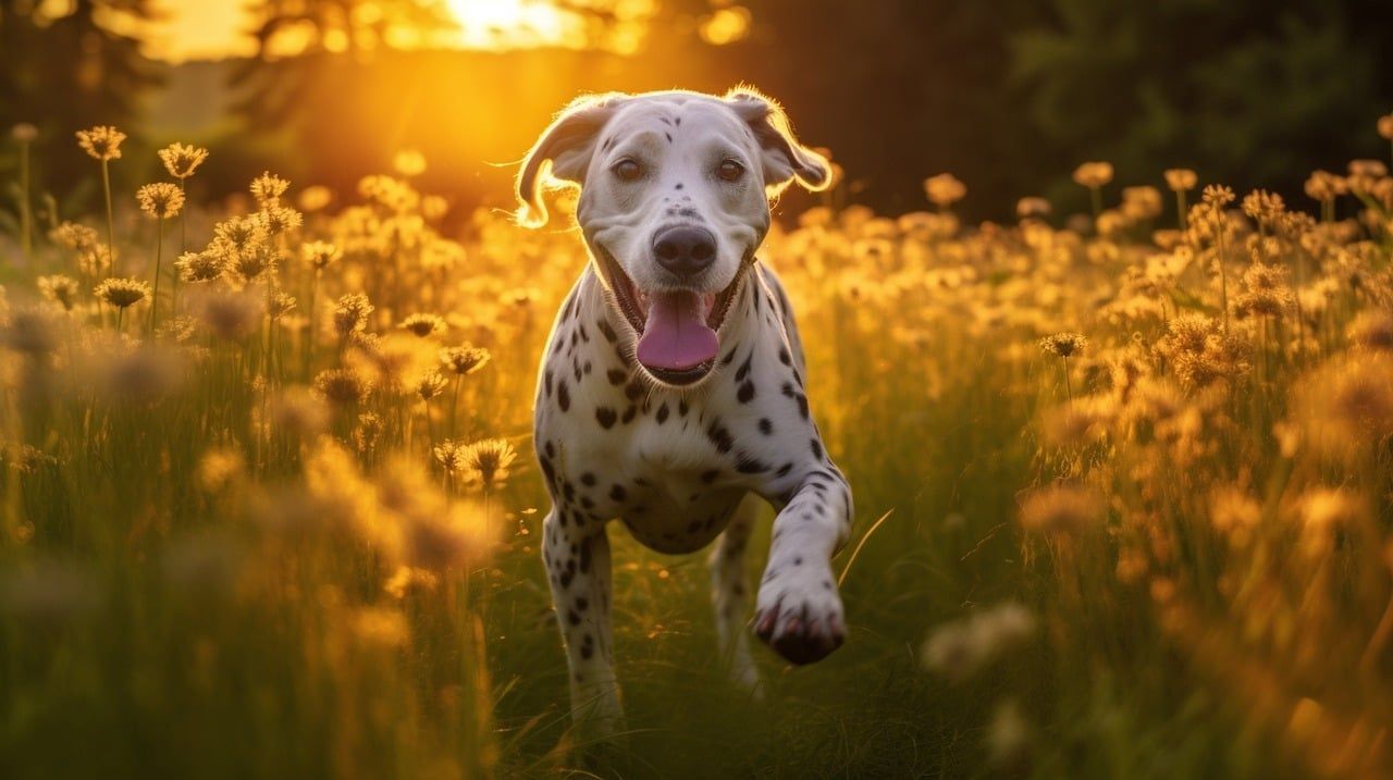 1280x717 Download Dog, Dalmatian, Run. Royalty