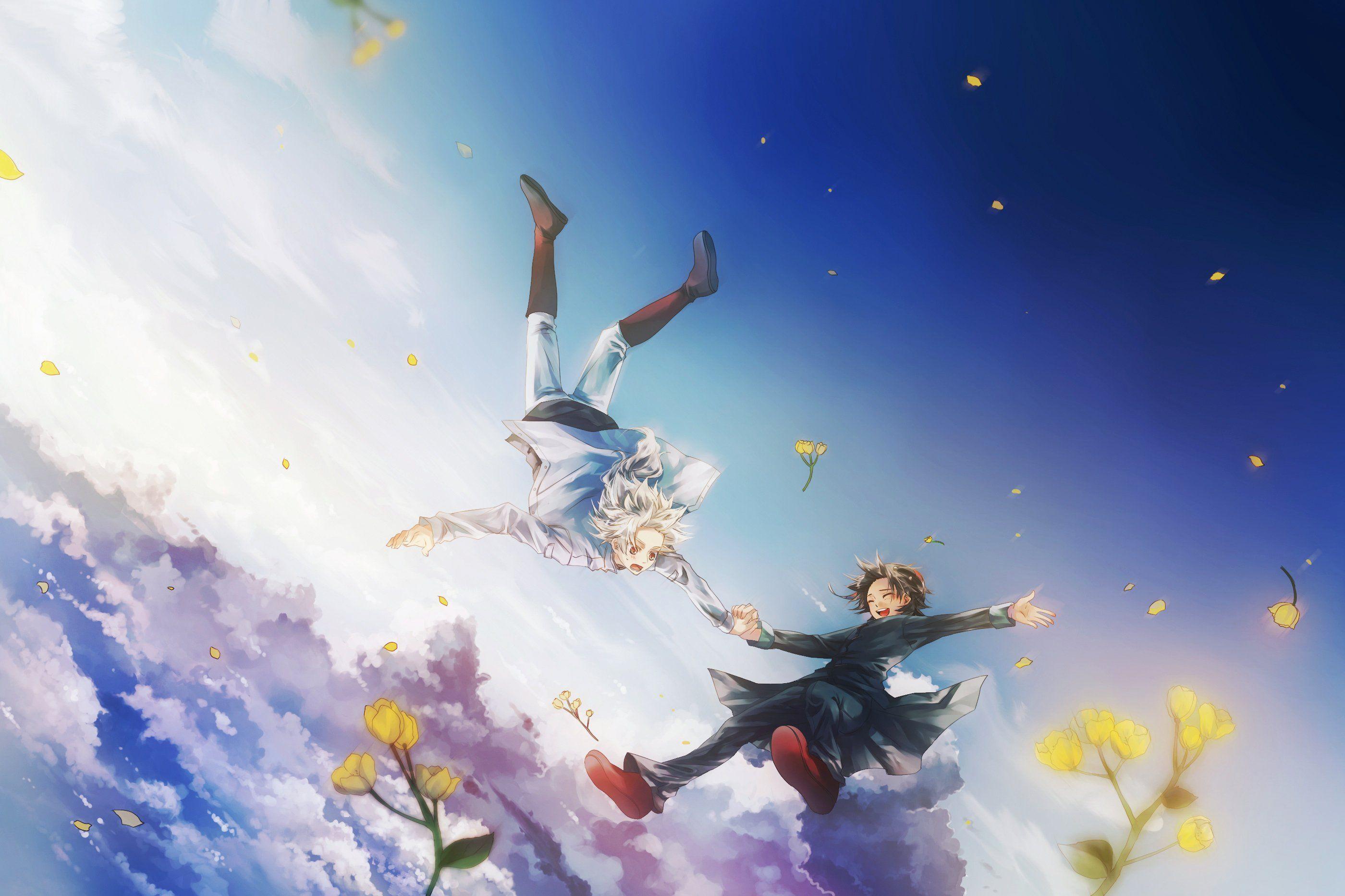 Anime Girl Flying Fantasy 4K Wallpaper #9