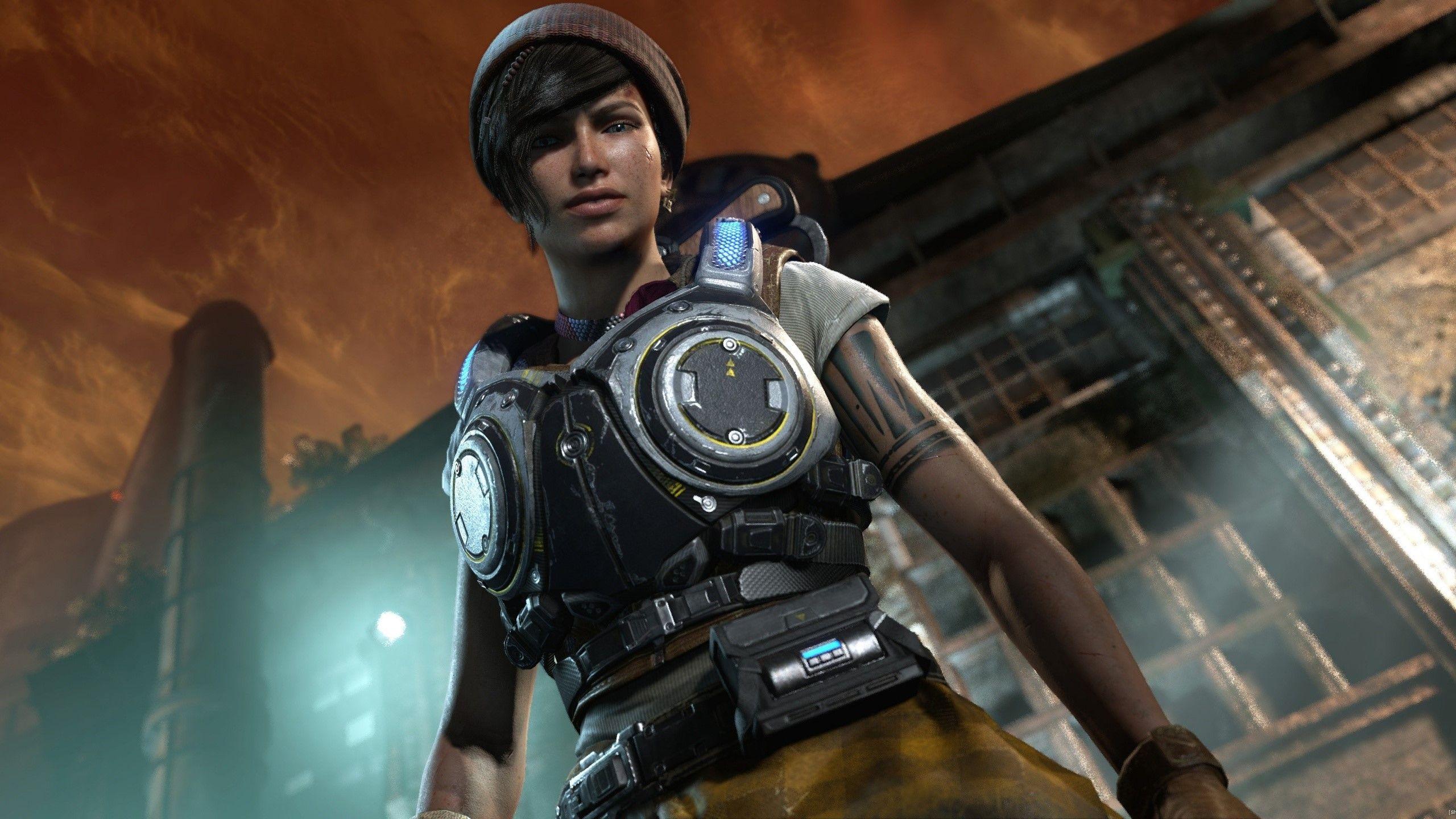 2560x1440 Kait Diaz from Gears Of War 4 Wallpaper 2k Quad HD