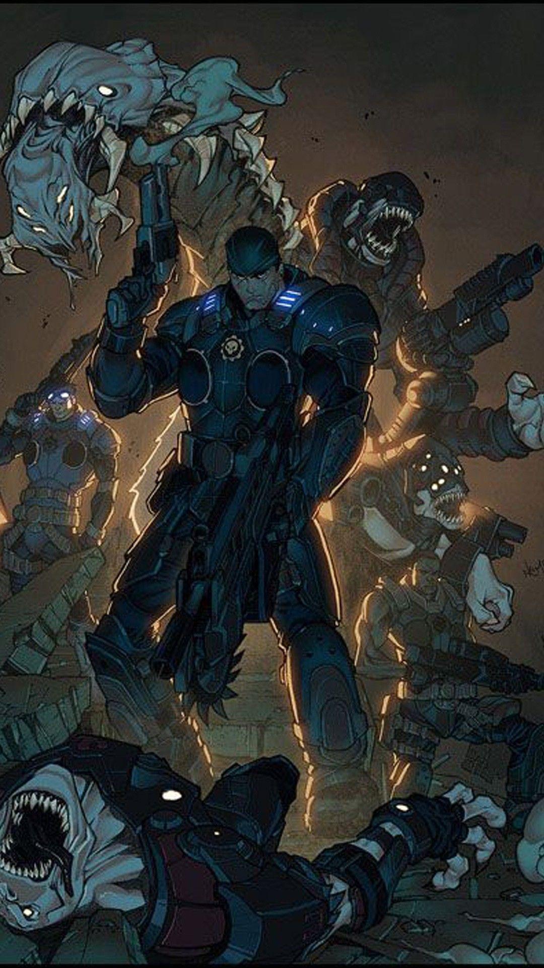 1080x1920 Gears of War 4 Wallpaper background picture