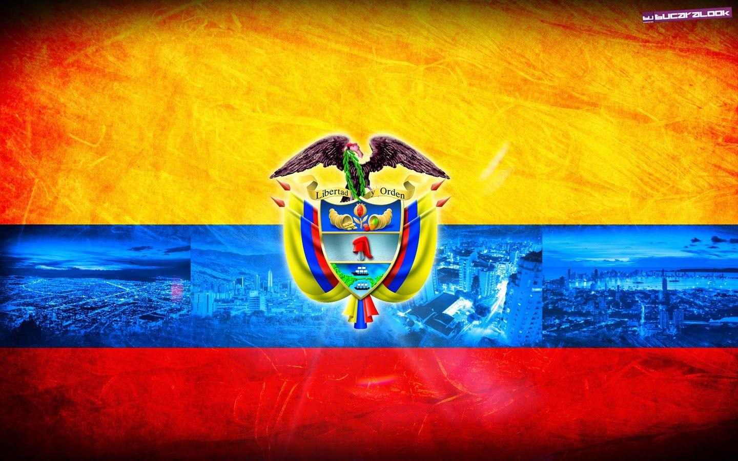 1440x900 colombia flag wallpaper