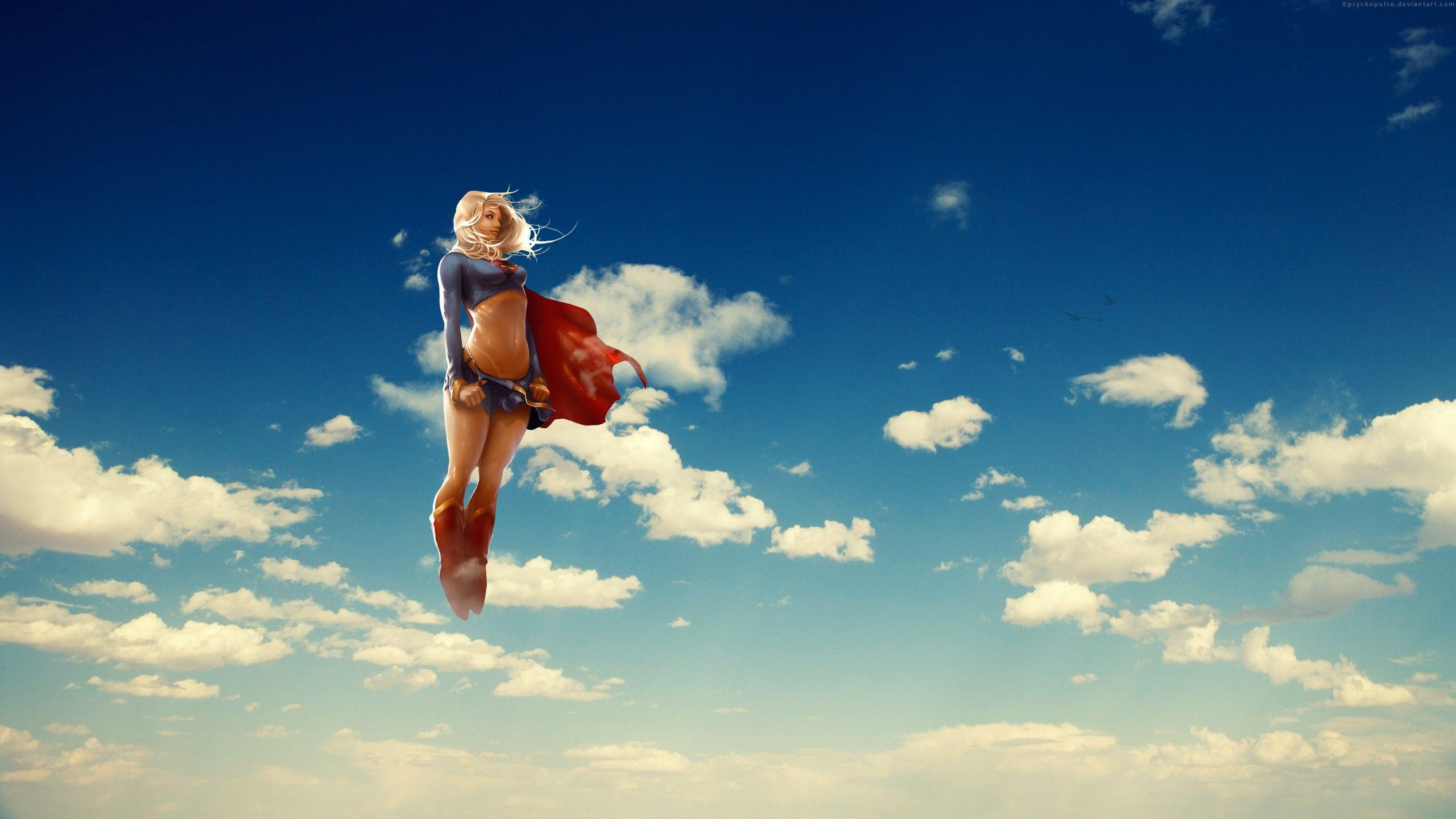 2560x1440 Superman Flying Wallpaper cape
