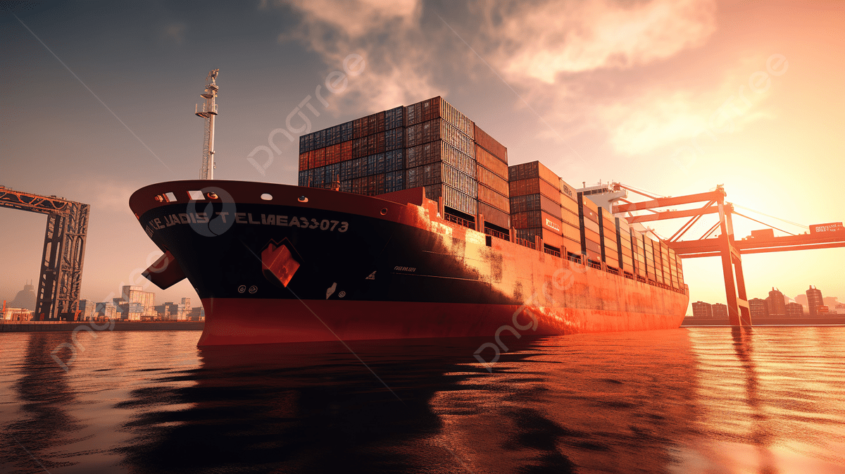 1200x673 3D Depiction Of A Cargo Vessel