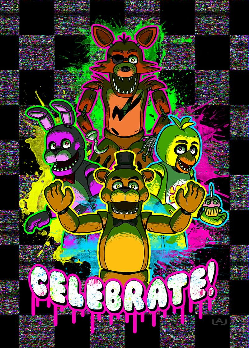 800x1120 FNAF, celebrate, HD phone wallpaper