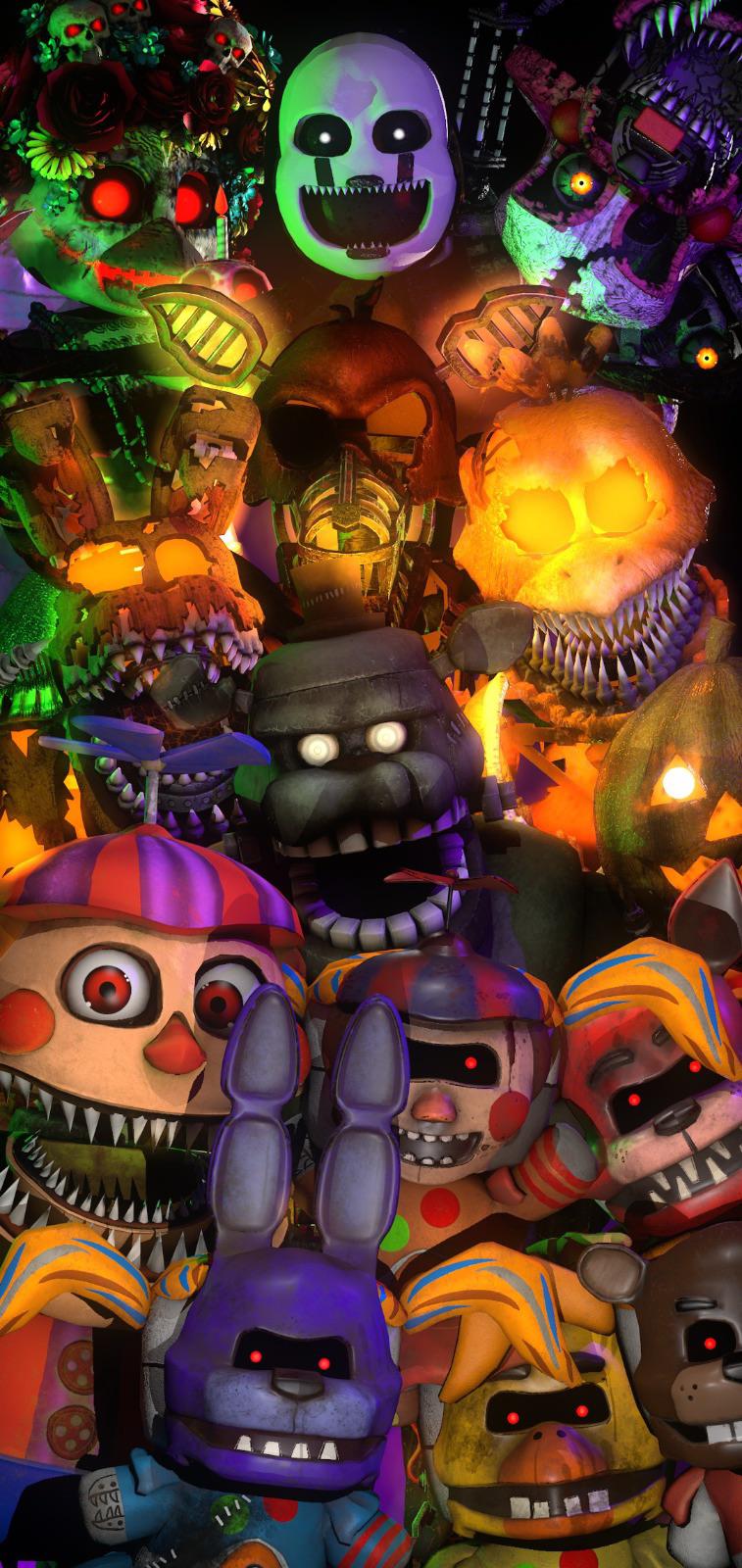 757x1600 Halloween Wallpaper Made by me : r