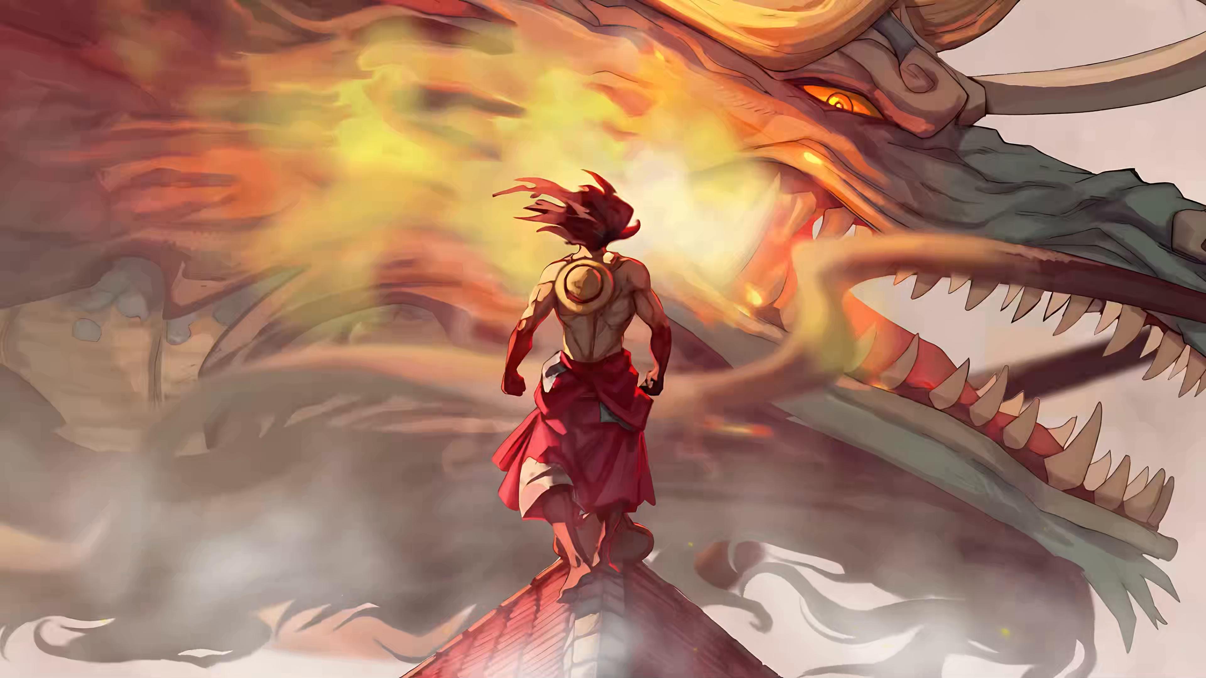 3840x2160 Luffy Live Wallpaper