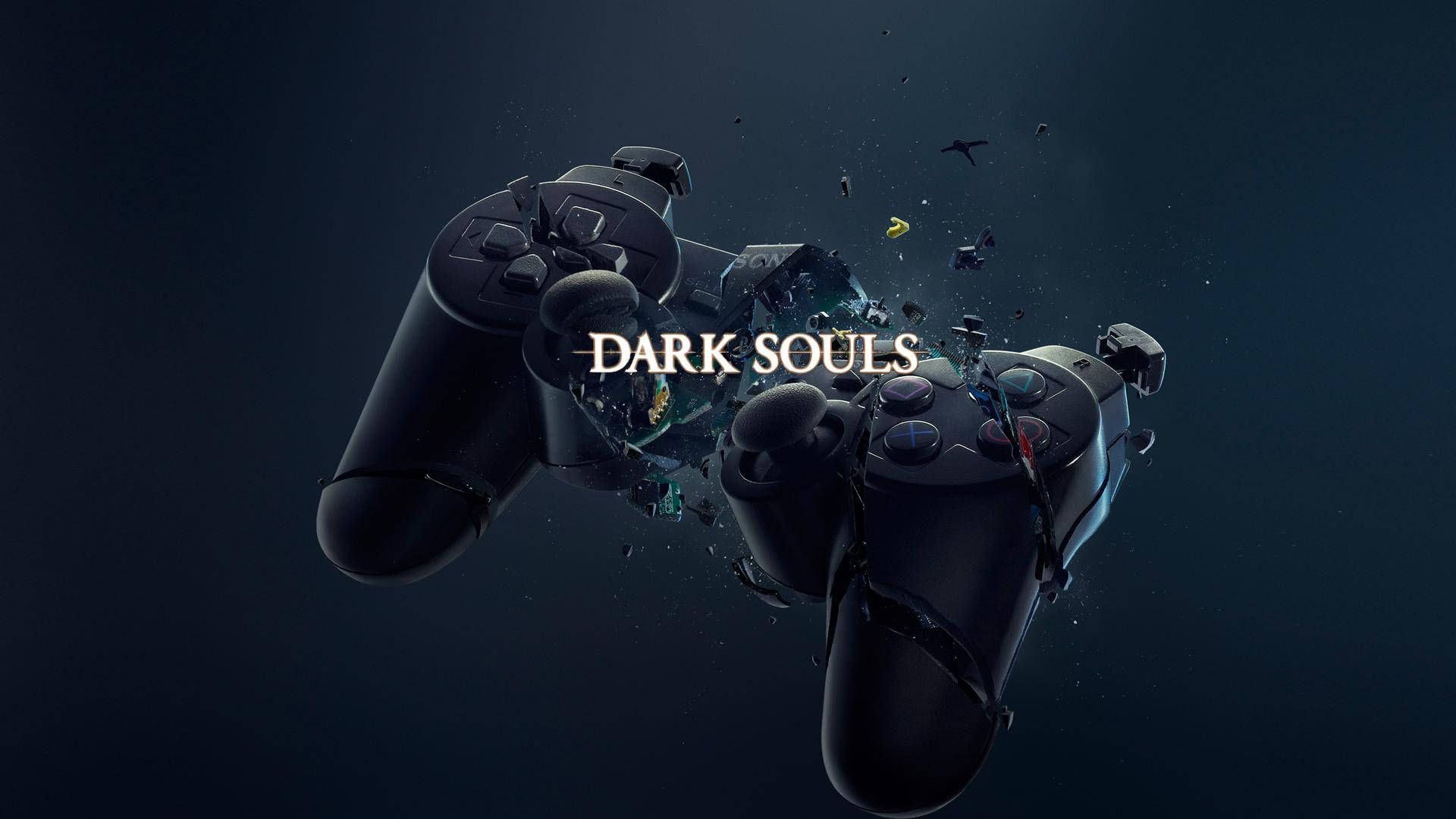 1920x1080 Dark Souls Broken Controller Wallpaper