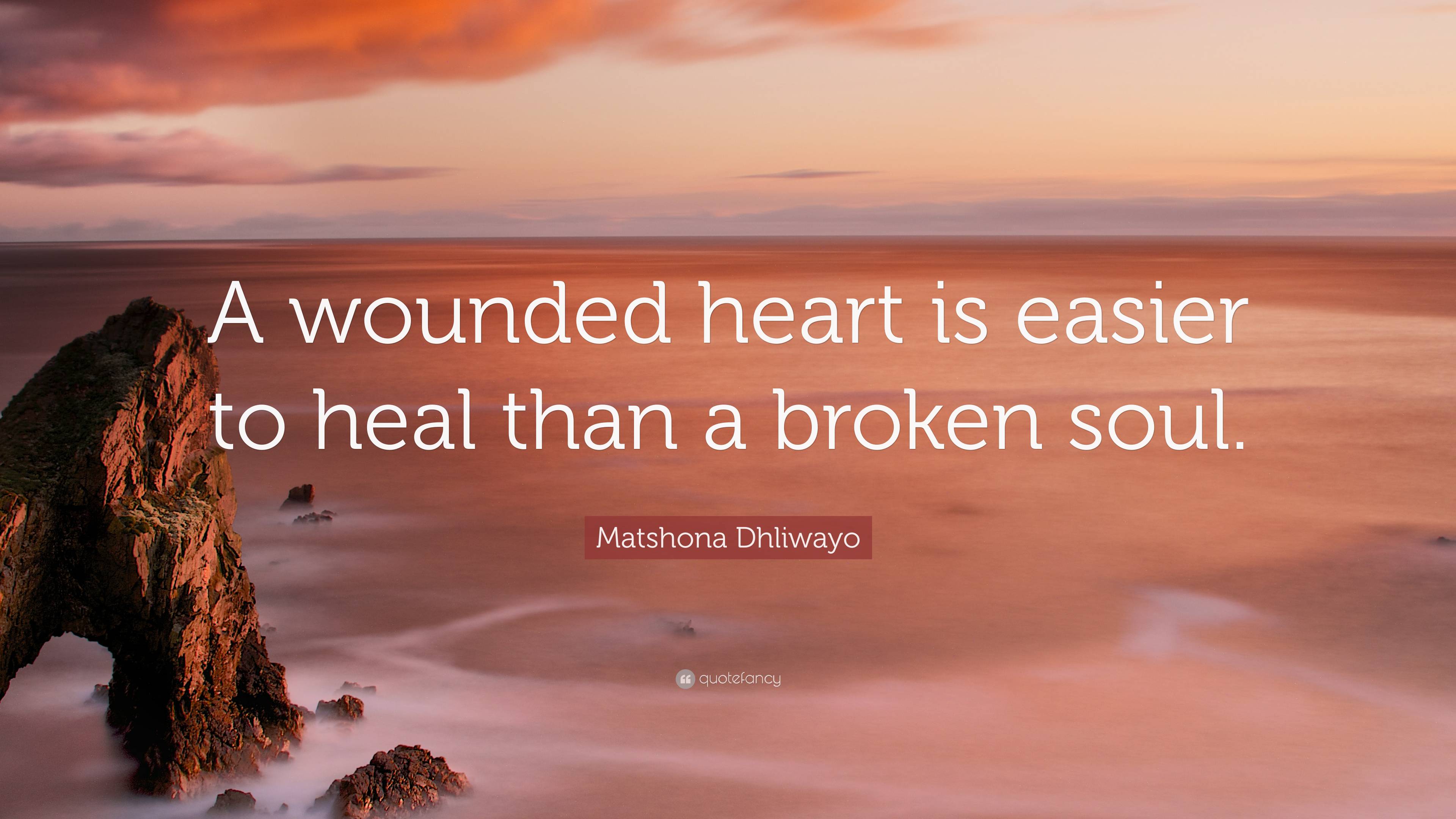 3840x2160 Matshona Dhliwayo Quote: “A wounded