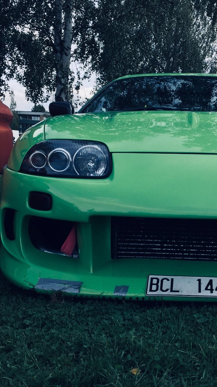 750x1334 Toyota Supra wallpaper I made