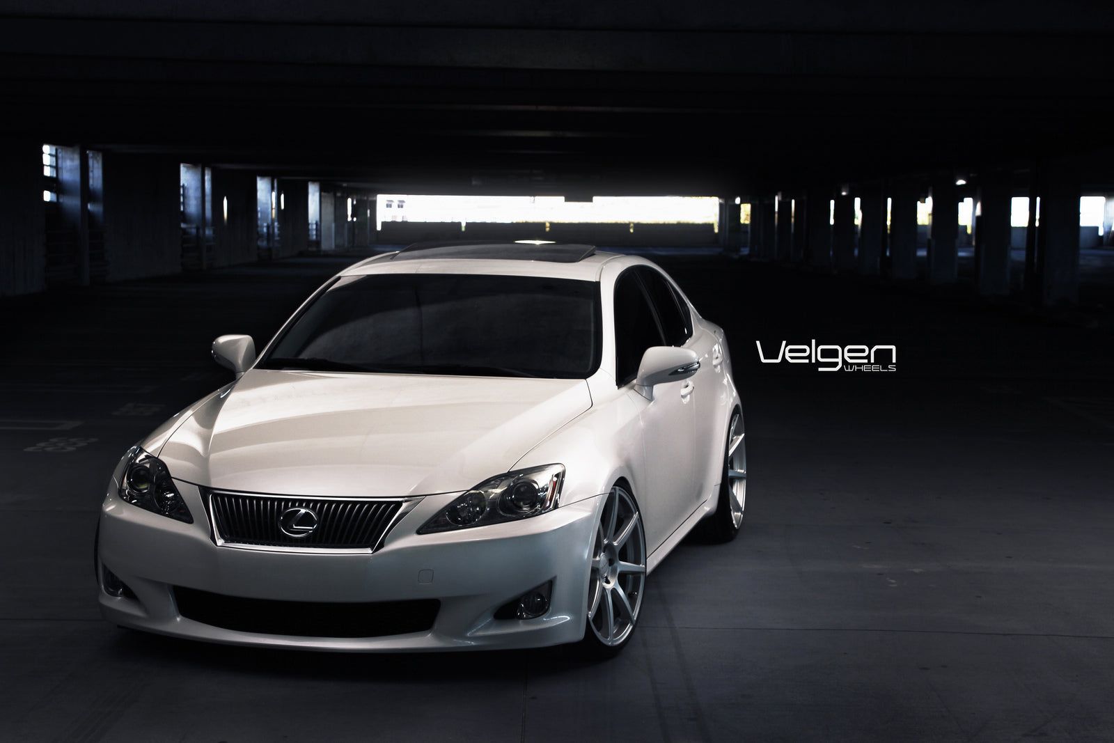 1600x1067 Lexus IS250 on VMB8 Matte Silver