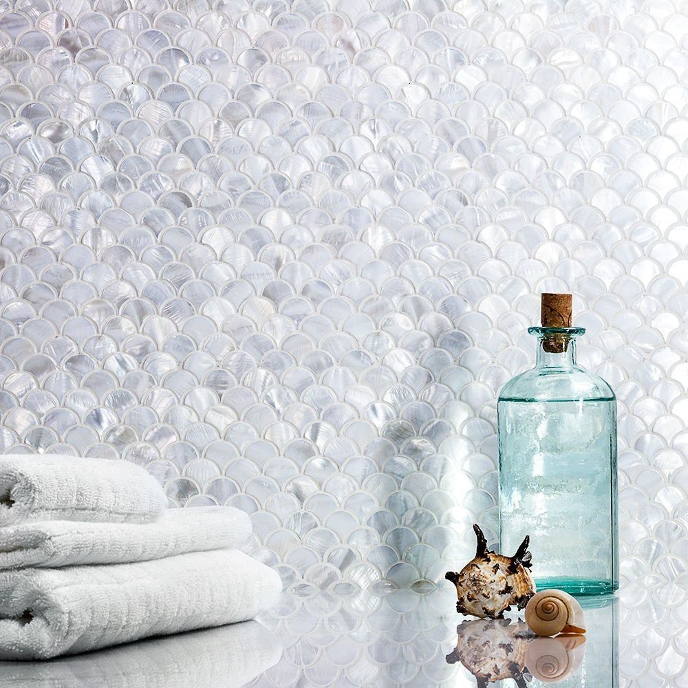 1000x1000 Pearl Mosaic Tile