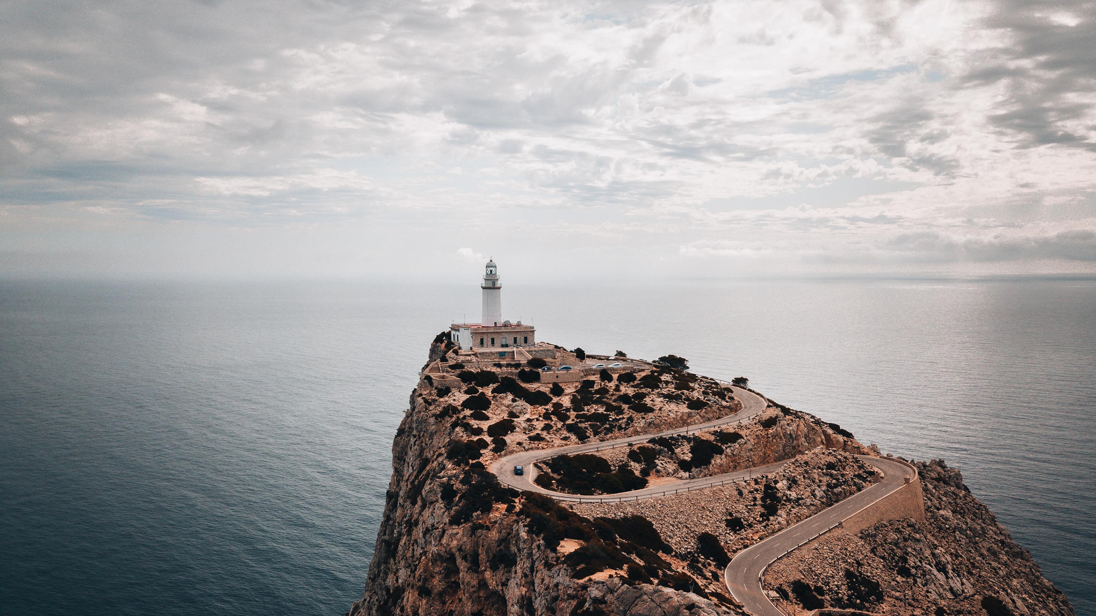3840x2160 Lighthouse and Viewpoint Cap Formentor
