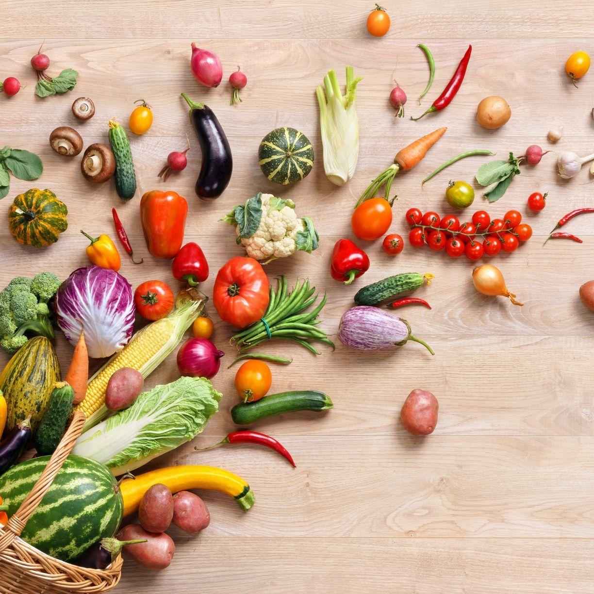 1224x1224 Desktop wallpaper vegetables, food, fresh, HD image, picture