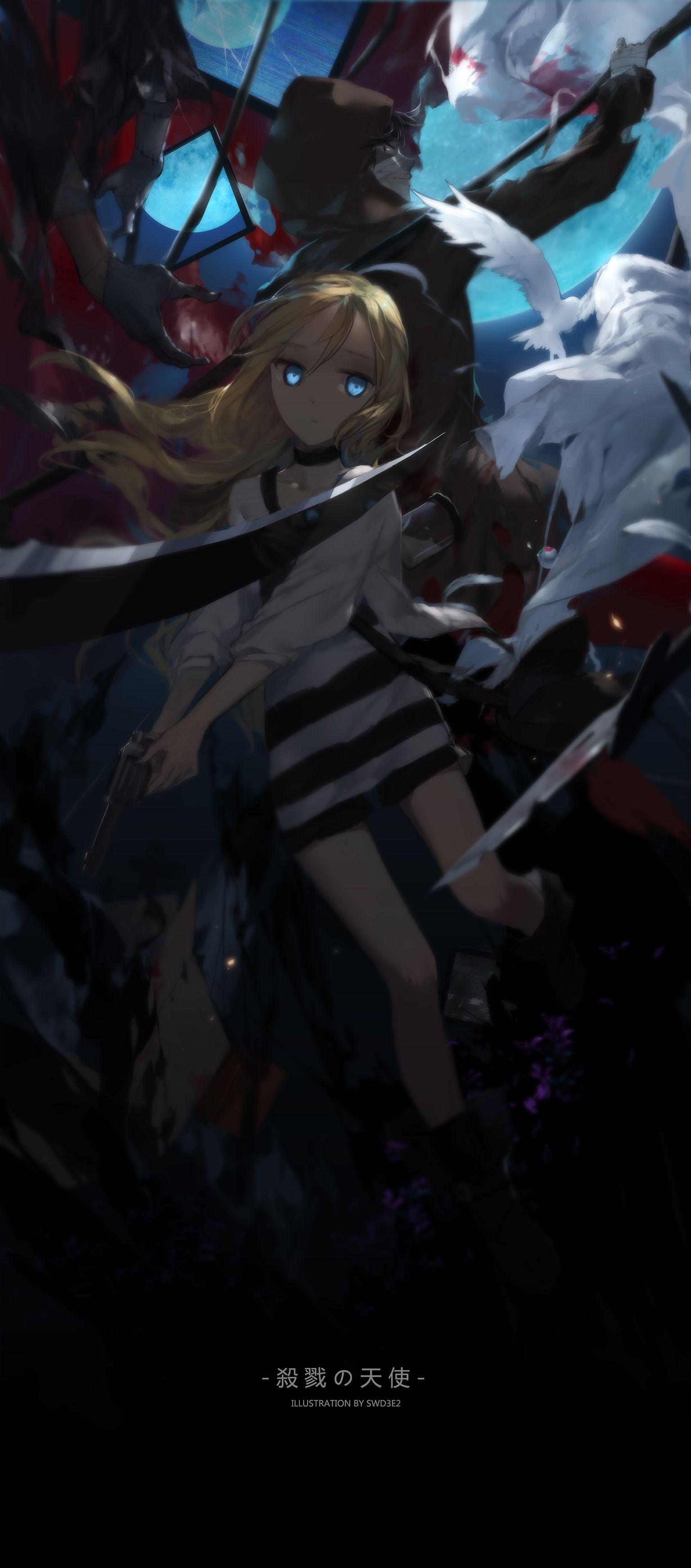 1535x3485 Satsuriku no Tenshi (Thiên thần của cái chết) - Hình ảnh anime Zerochan
