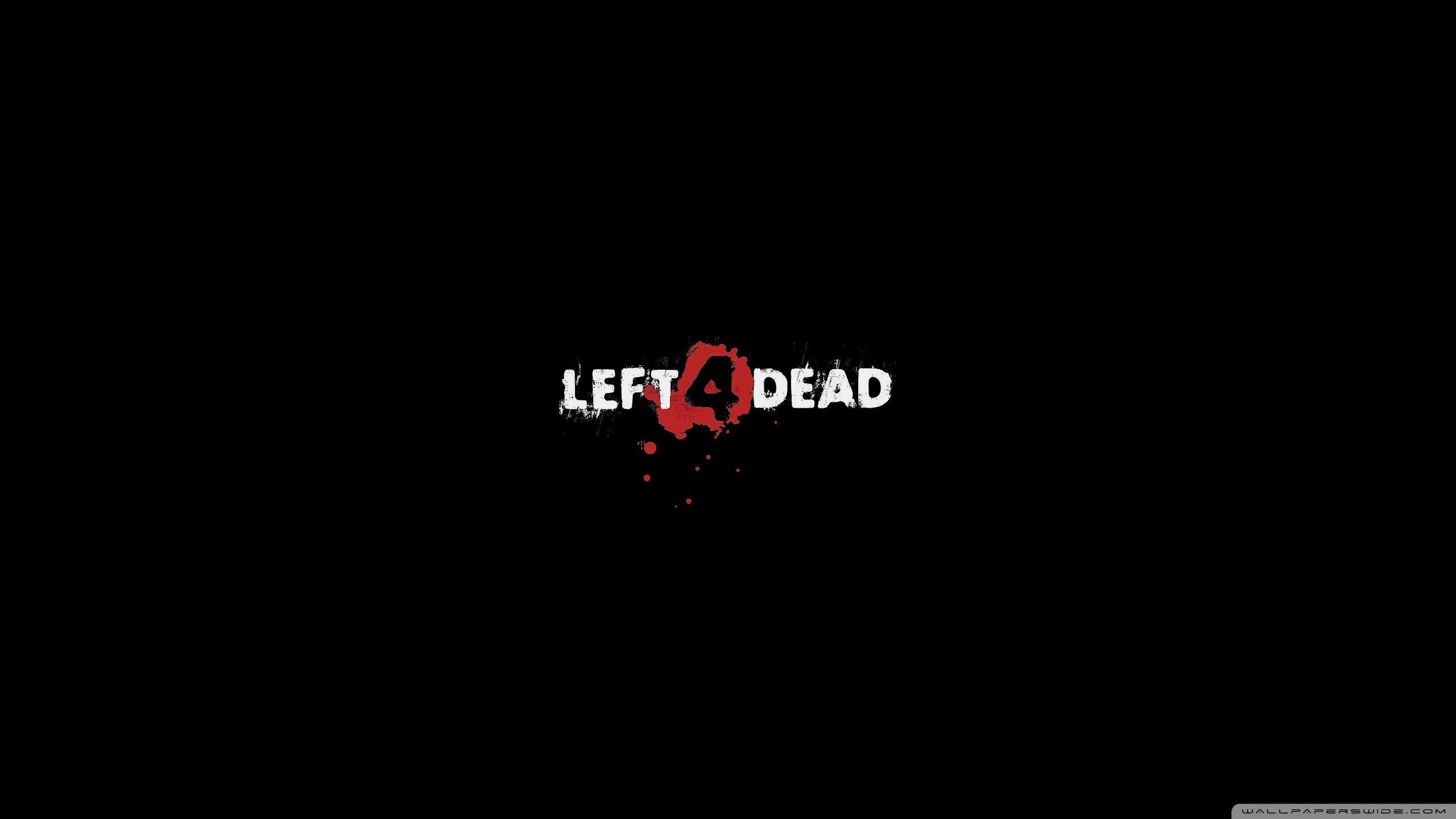 2560x1440 Left 4 Dead Logo Black ❤ 4K HD Desktop Wallpaper for 4K