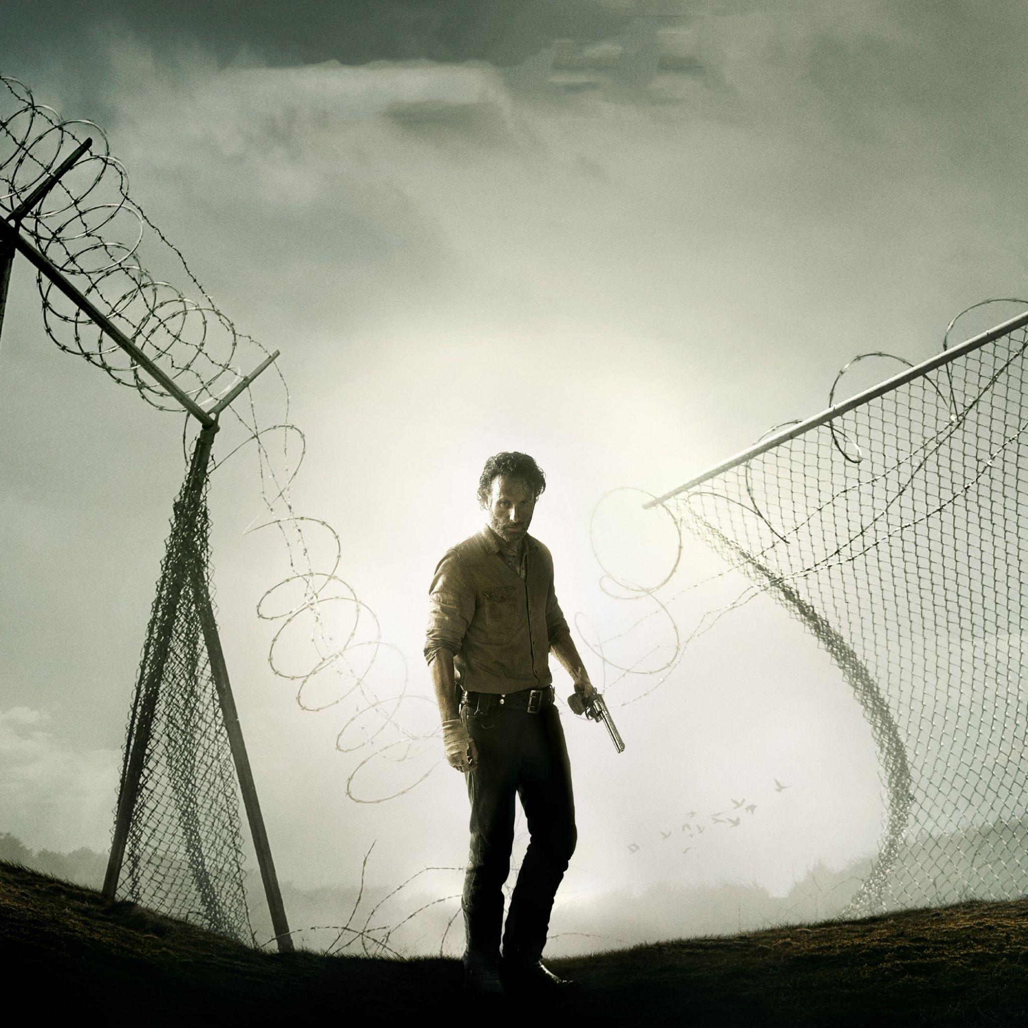 2048x2048 The Walking Dead wallpaper for iPhone and iPad