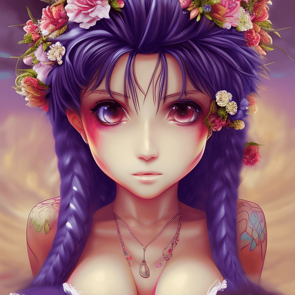 1024x1024 8K 6k 5d 3D Latin Girl Anime Stunning