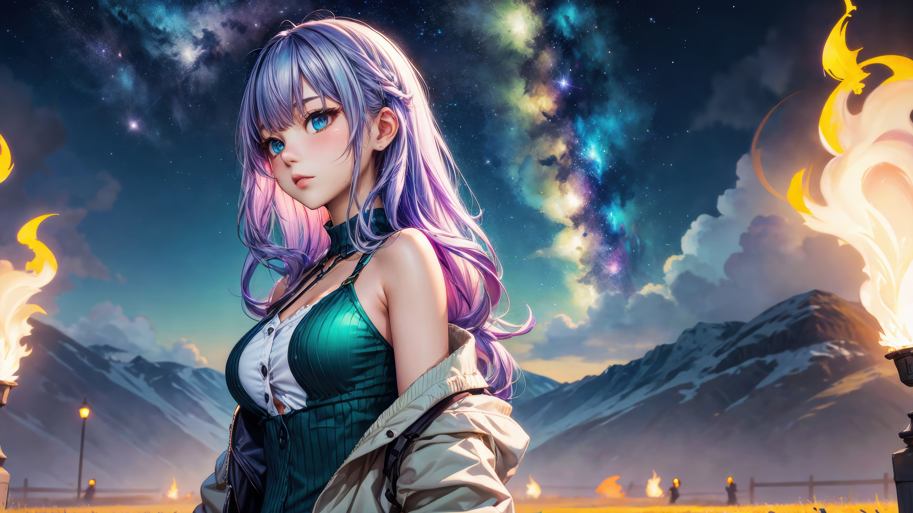 3840x2160 Anime Girls HD 4K Wallpaper PC & Phone