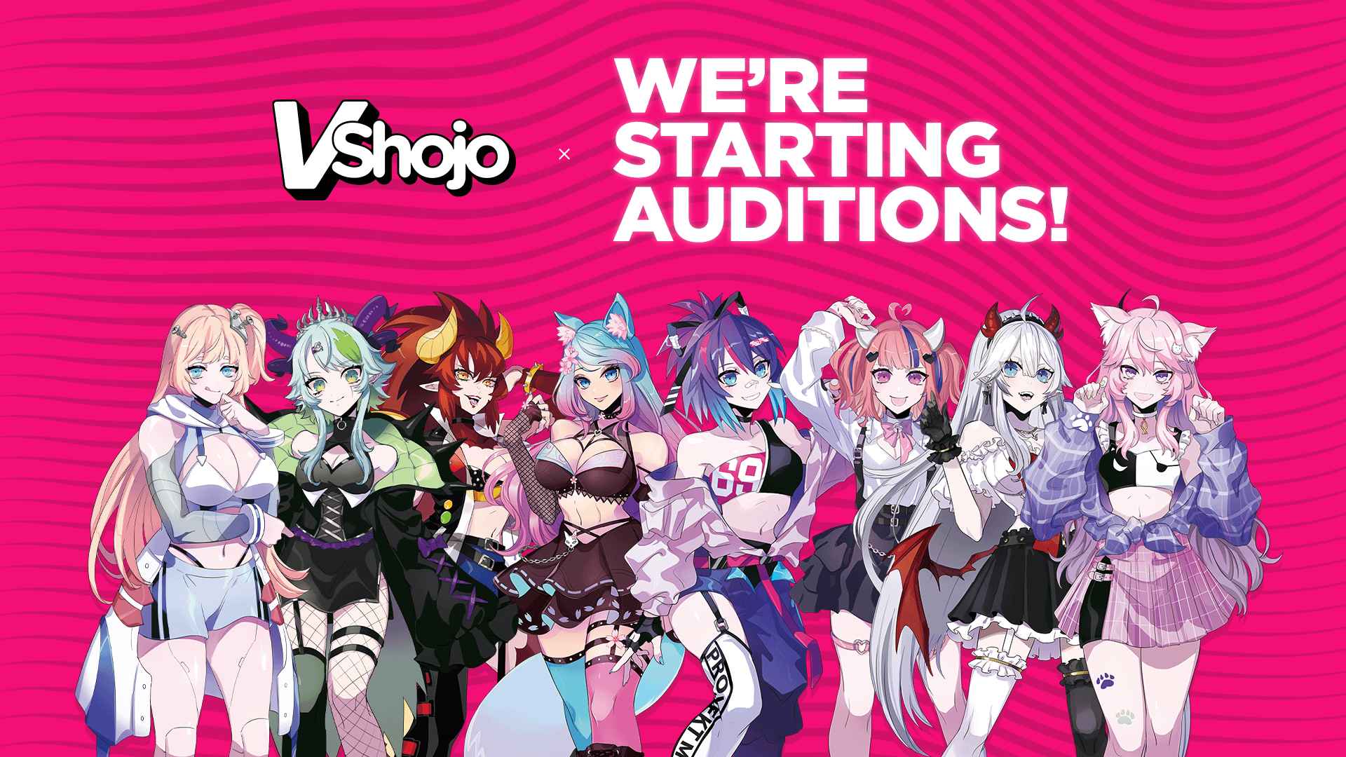 1920x1080 Announcement Auditions for VShojo