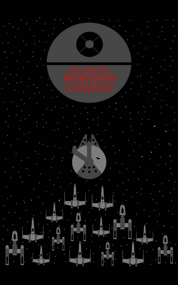 748x1197 Star Wars, Millennium Falcon, X wing, Y Wing, Death Star