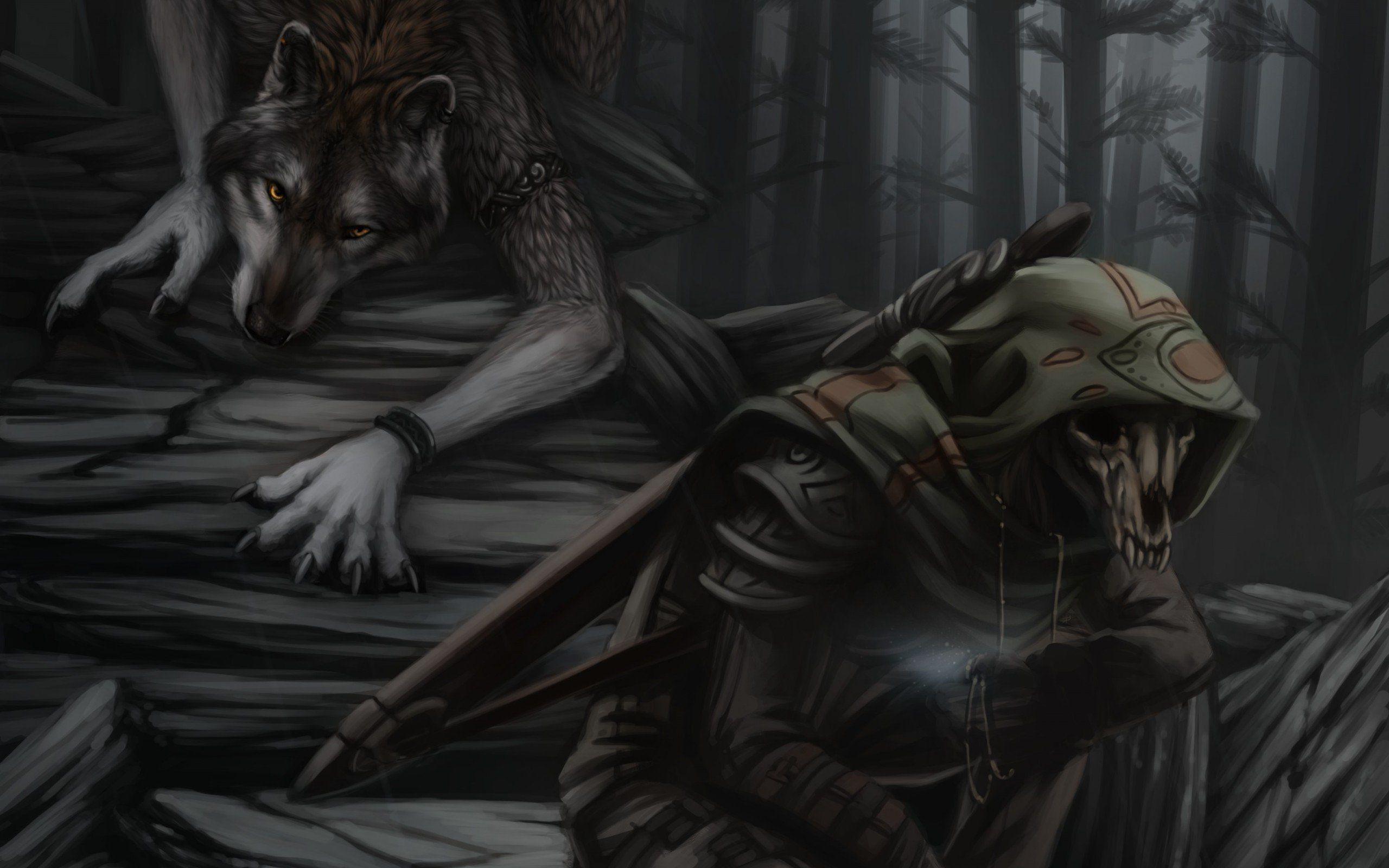 2560x1600 Dark Grim Reaper Wallpaper background picture