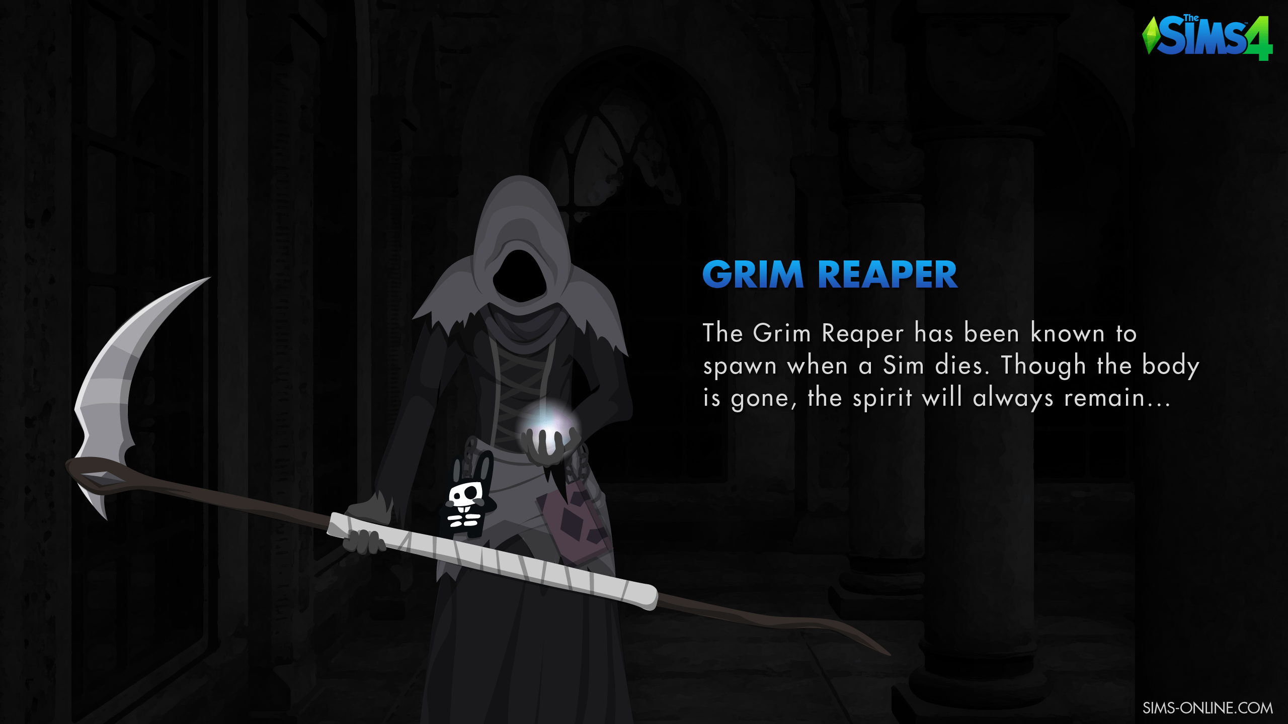 2560x1440 The Sims 4 Grim Reaper Wallpaper