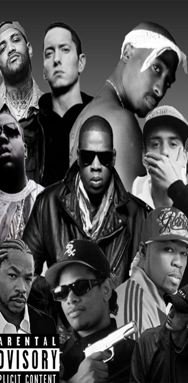 630x1280 Hip Hop Legends Wallpaper