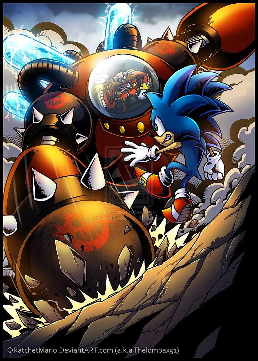 850x1191 Sonic the Hedgehog Eggman vs Sonic