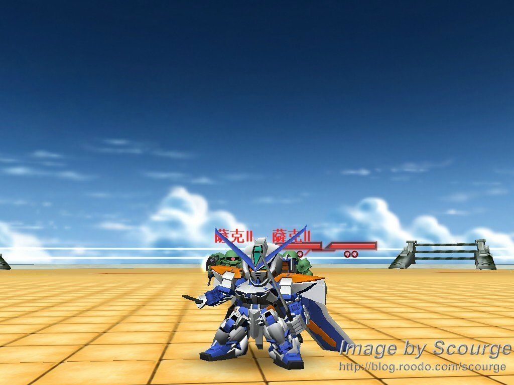 1024x768 SD GUNDAM ONLINE Gundam Astray Blue