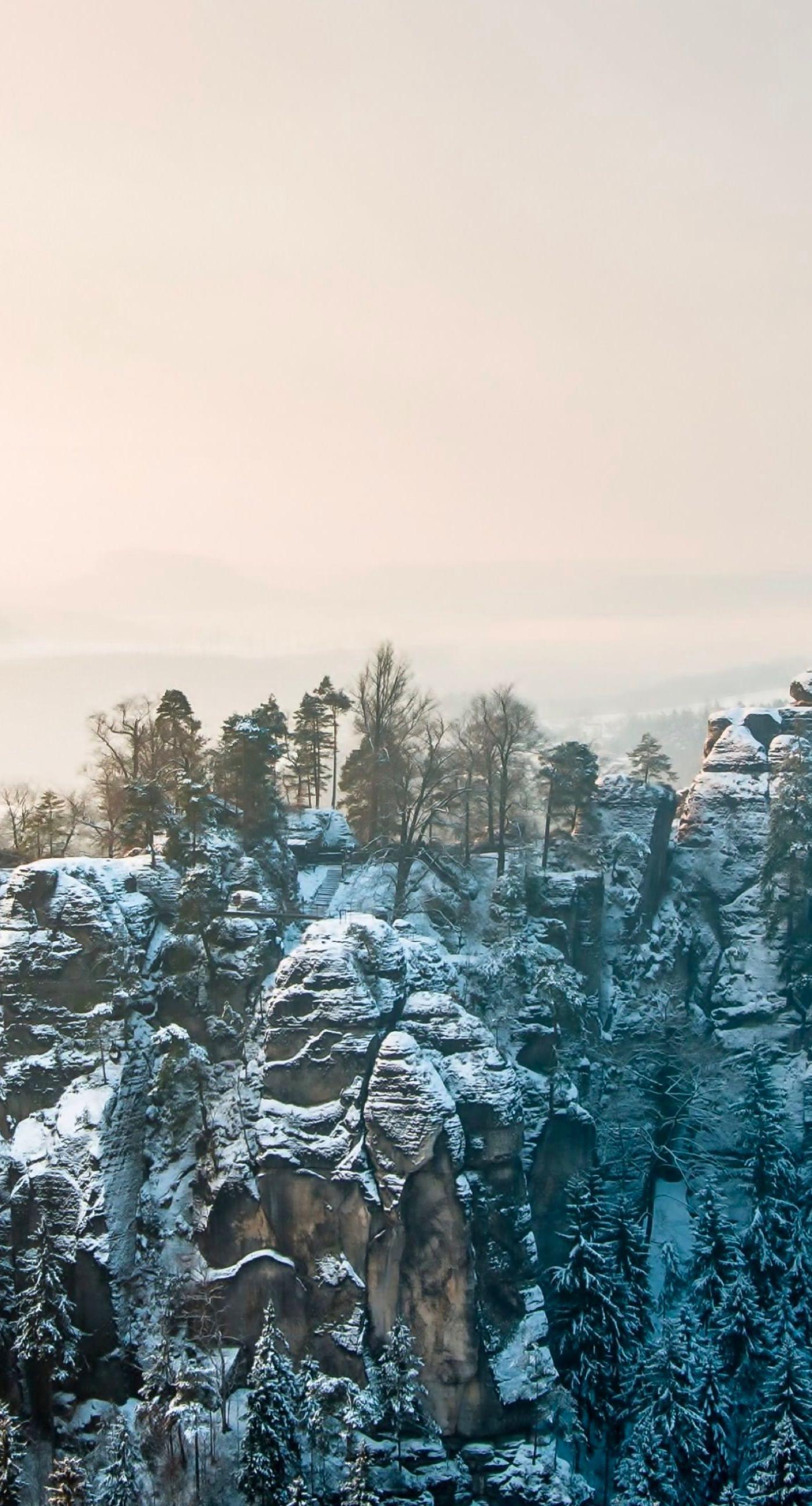 1398x2592 Scenery snow winter mountain. wallpaper.sc iPhone6sPlus