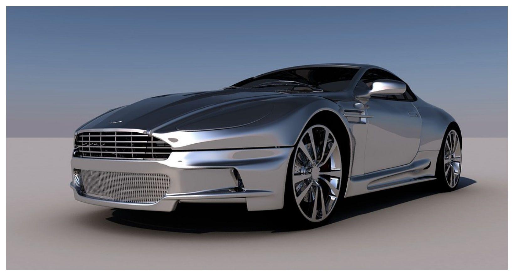 Hình nền 3D xe thể thao Aston Martin 1640x880