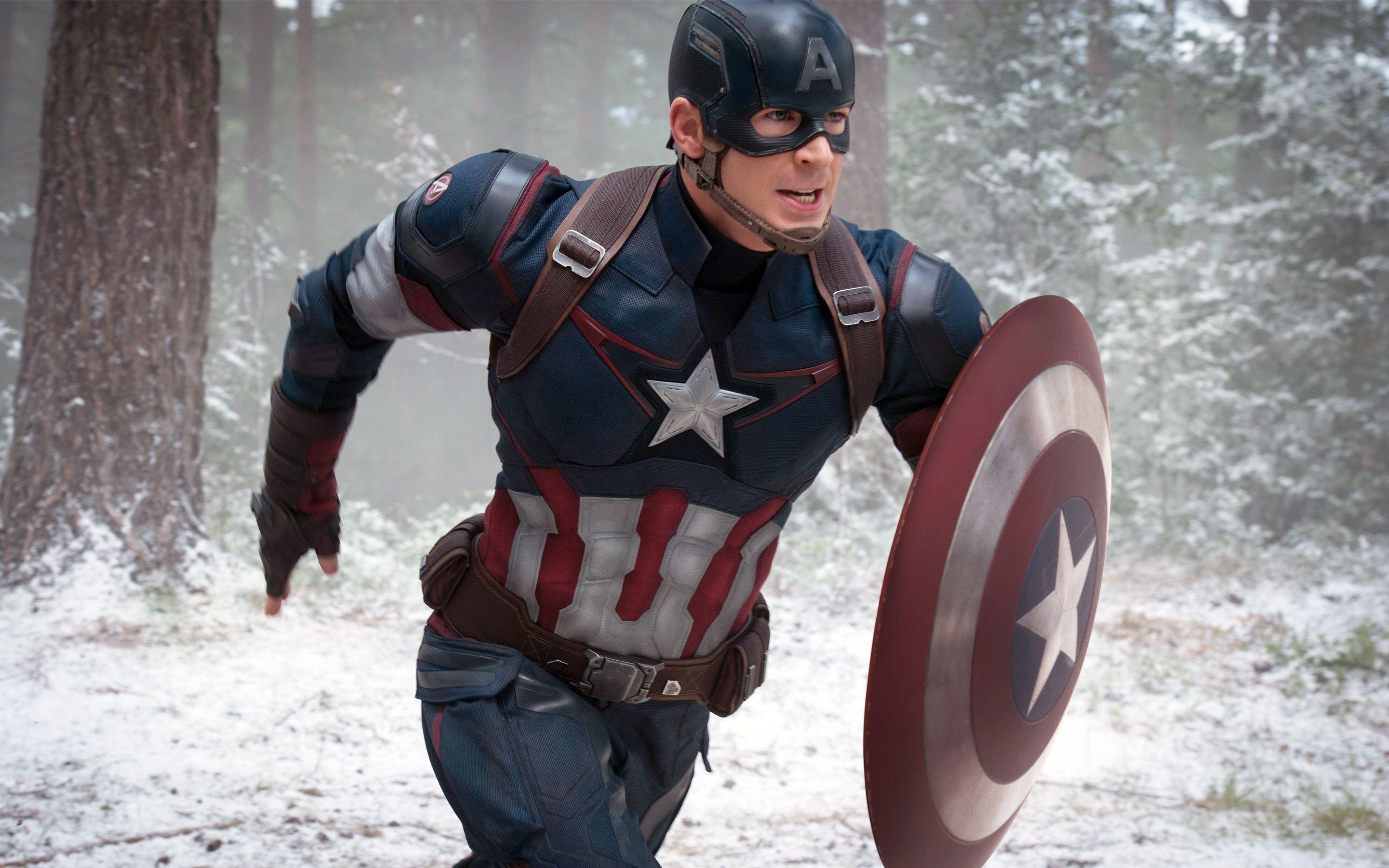 2880x1800 Captain America Avengers 2 Wallpaper