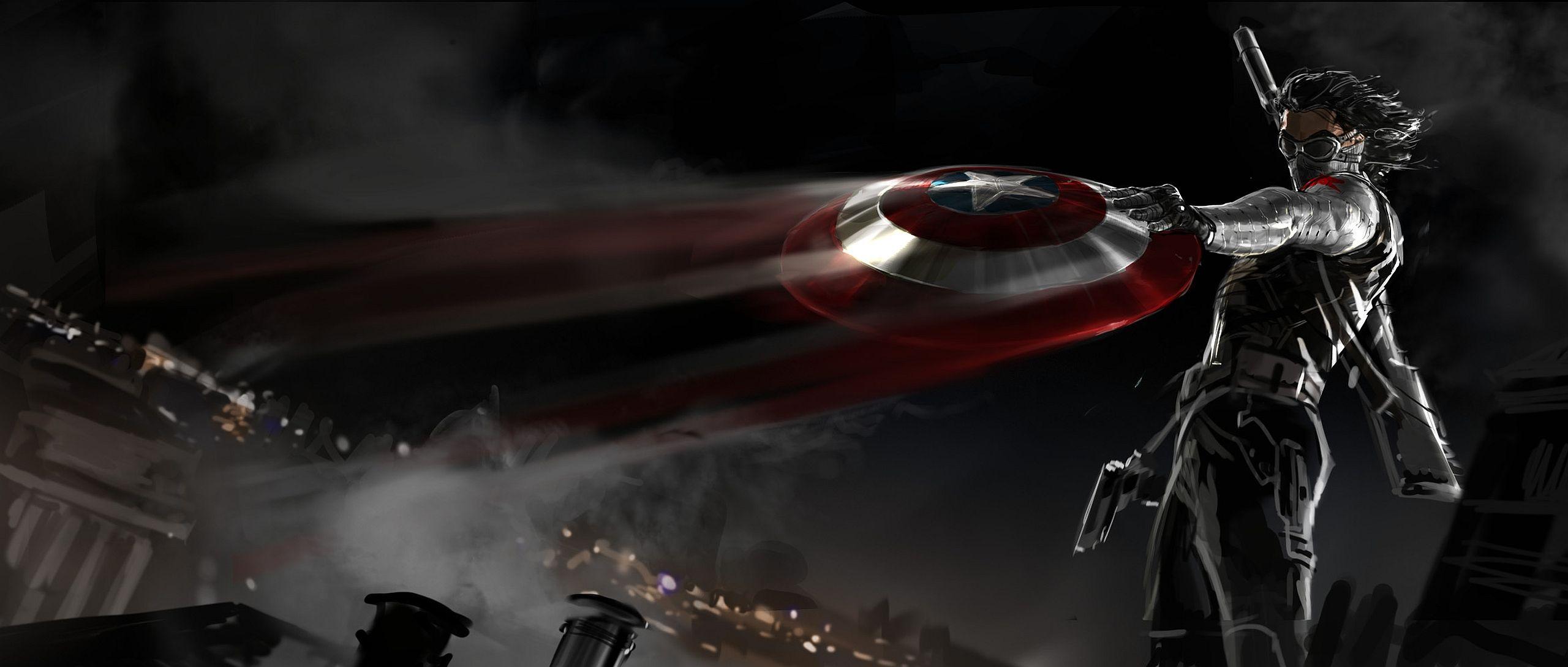2560x1089 Captain America: The Winter Soldier Full HD Wallpaper and Background