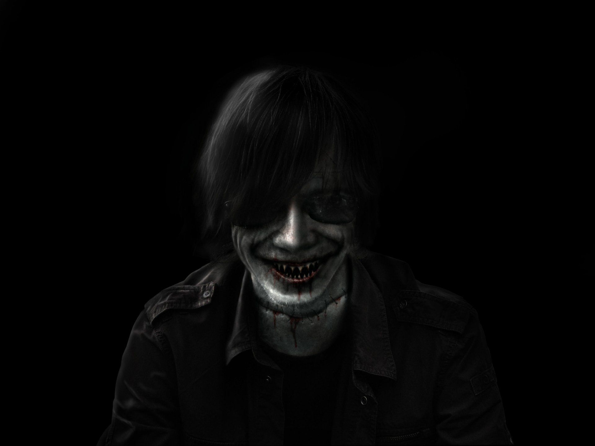 1920x1440 Dark Creepy HD Wallpaper: A Haunting