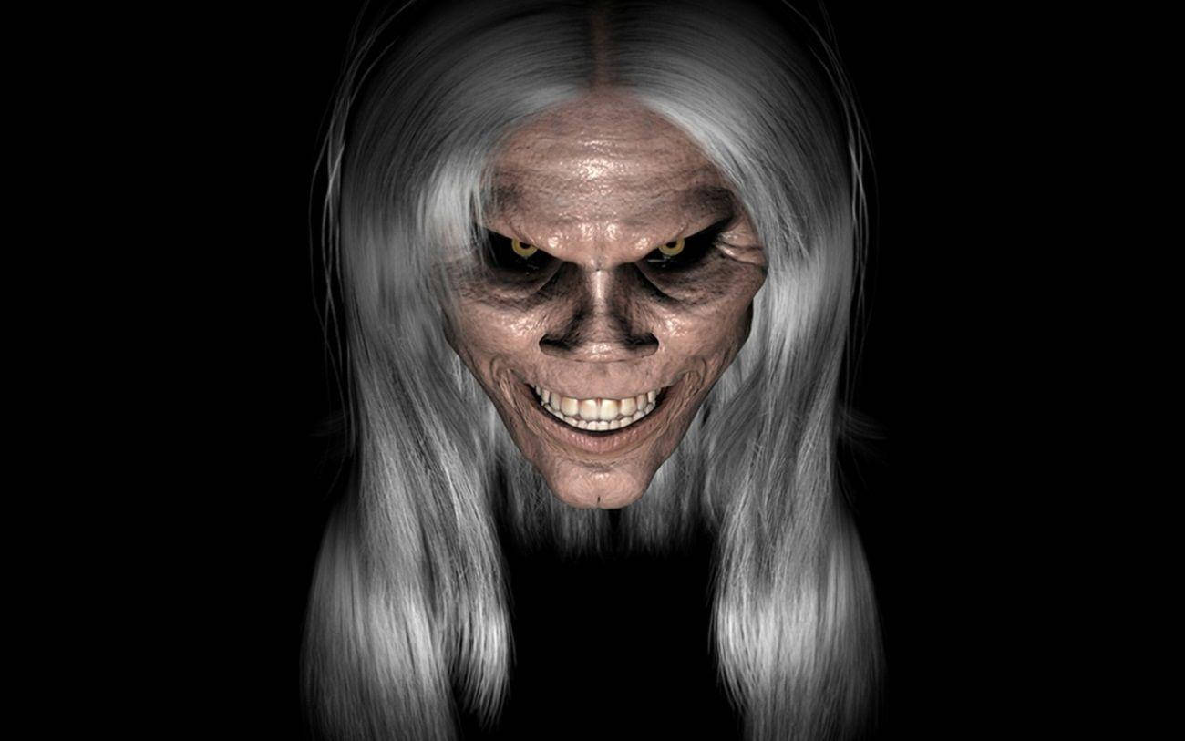 1300x813 Scary Face Picture